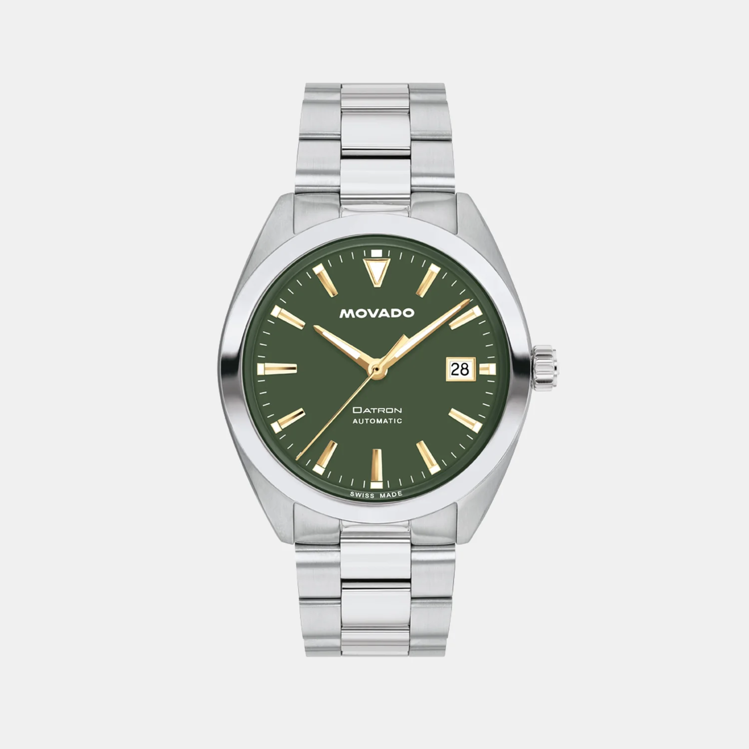 Heritage Men Automatic Green Dial Analog Steel Watch 3650236