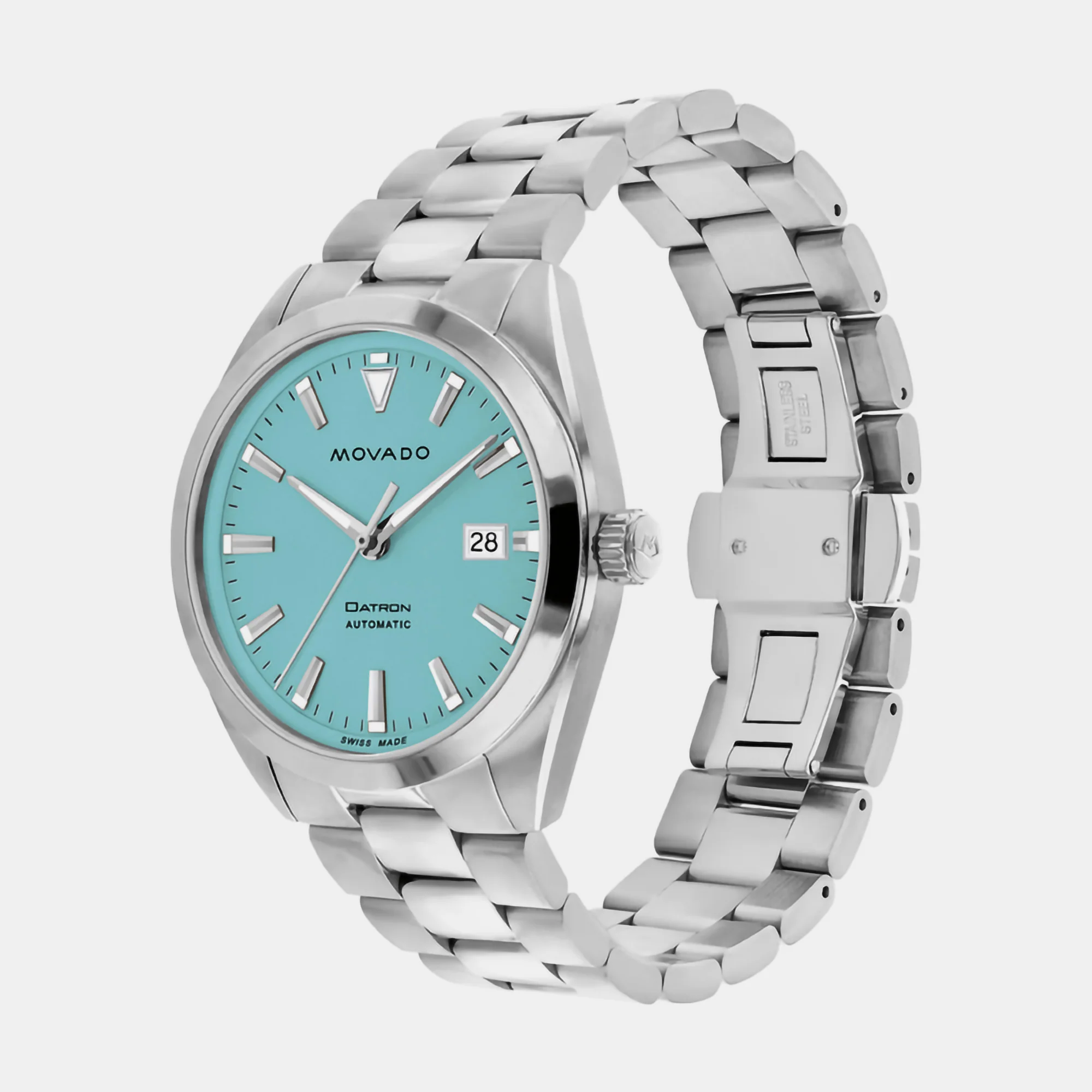 Datron Heritage Men Quartz Blue Dial Analog Stainless Steel Watch 3650175 - Image 3