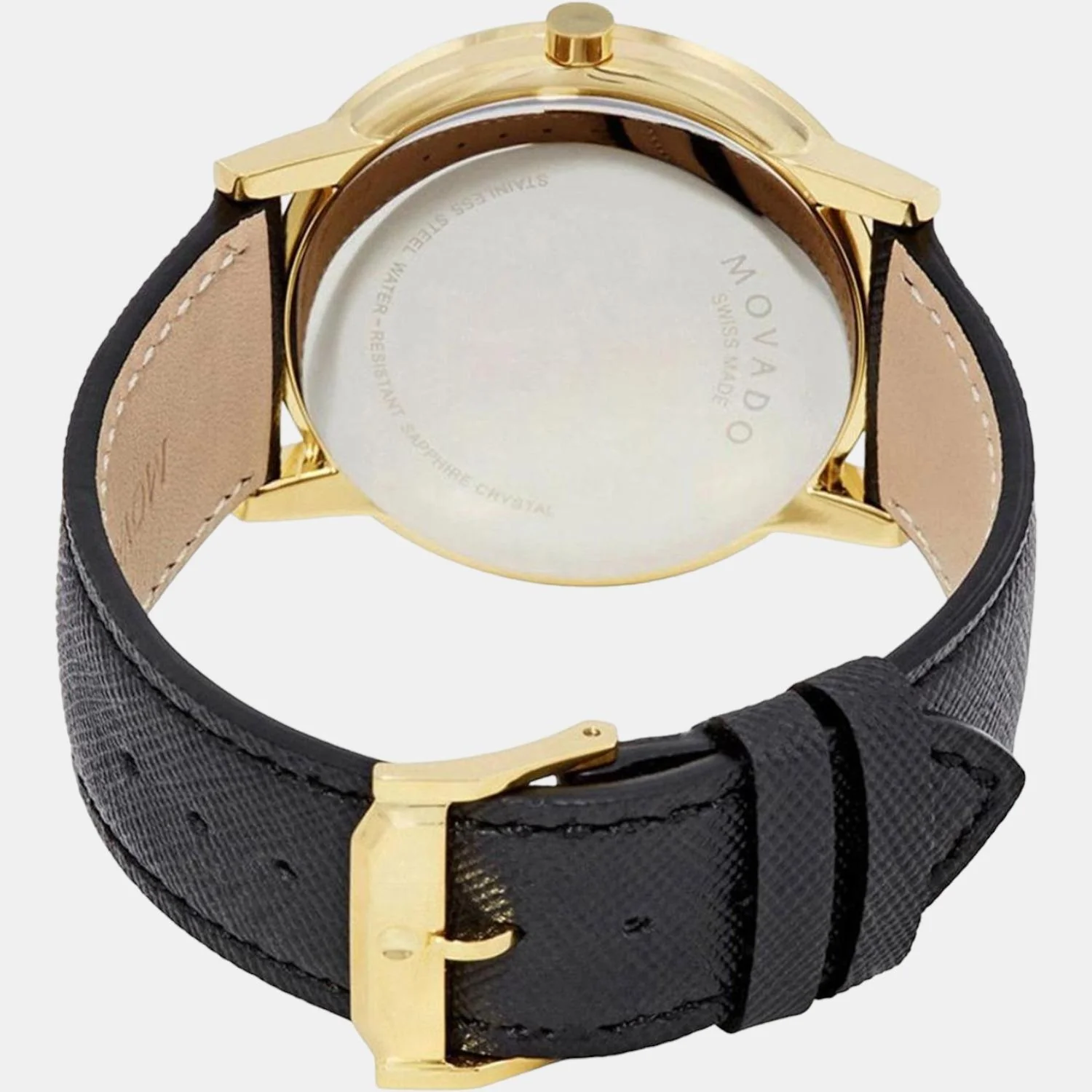 Museum Classic Men Quartz Black Dial Analog Leather Watch 607195 - Image 2