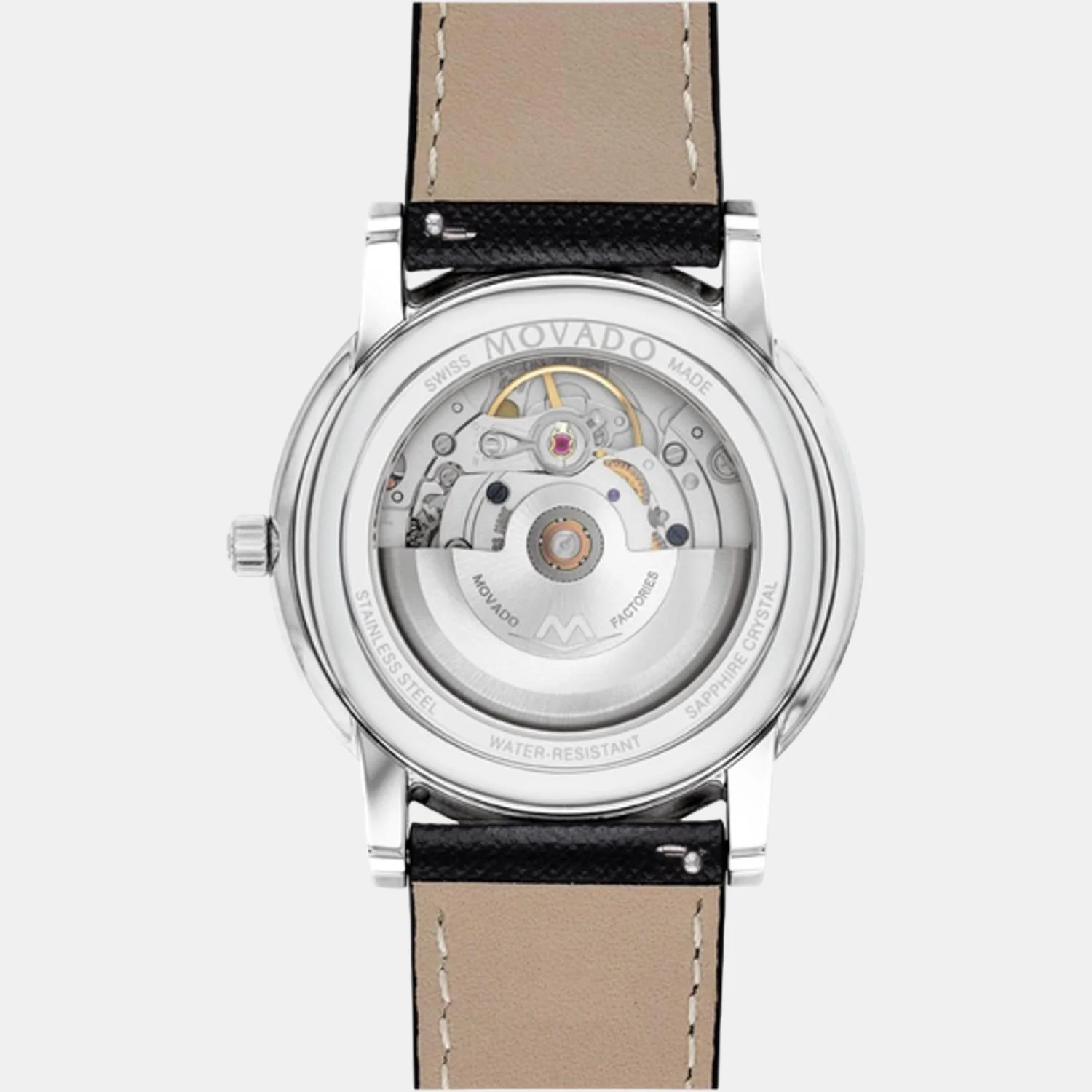 Museum Men Quartz Blue Dial Analog Leather Watch 607565 - Image 3
