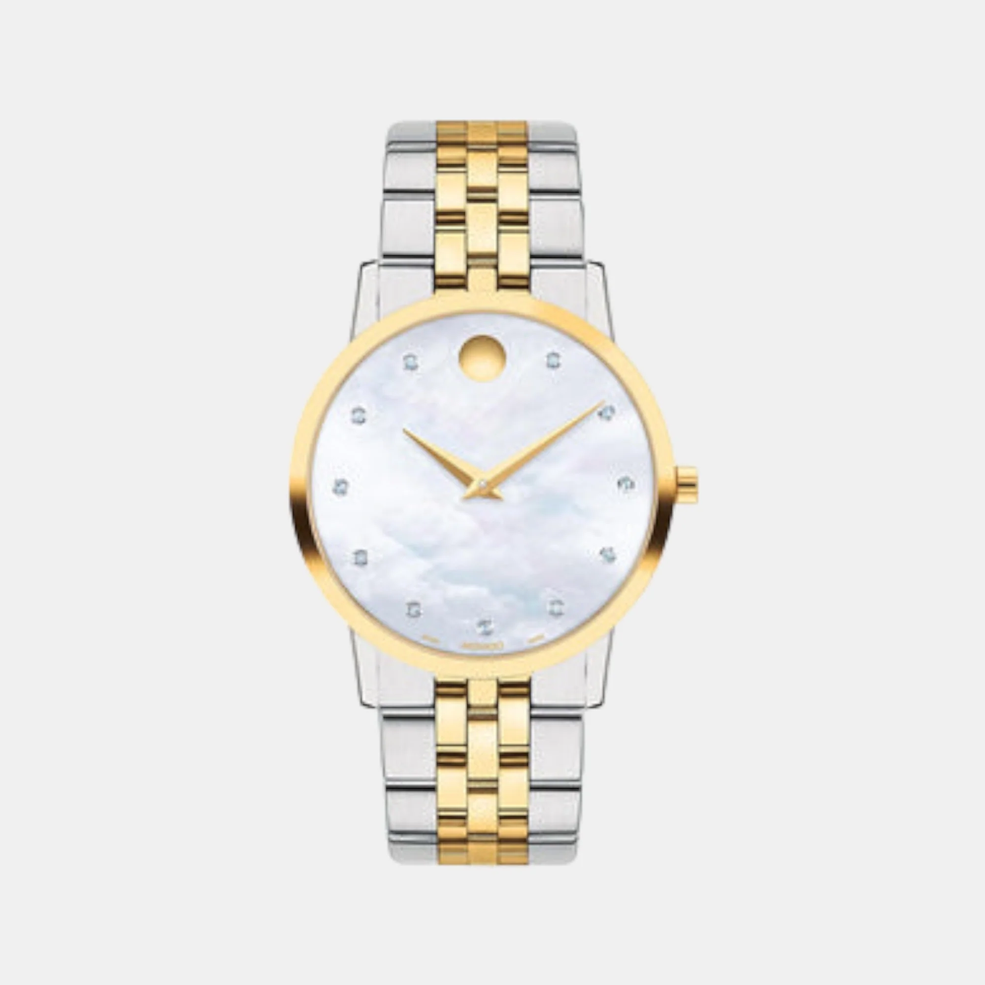 Museum Women Quartz Silver Dial Analog Stainless Steel Watch 607630 - Image 3
