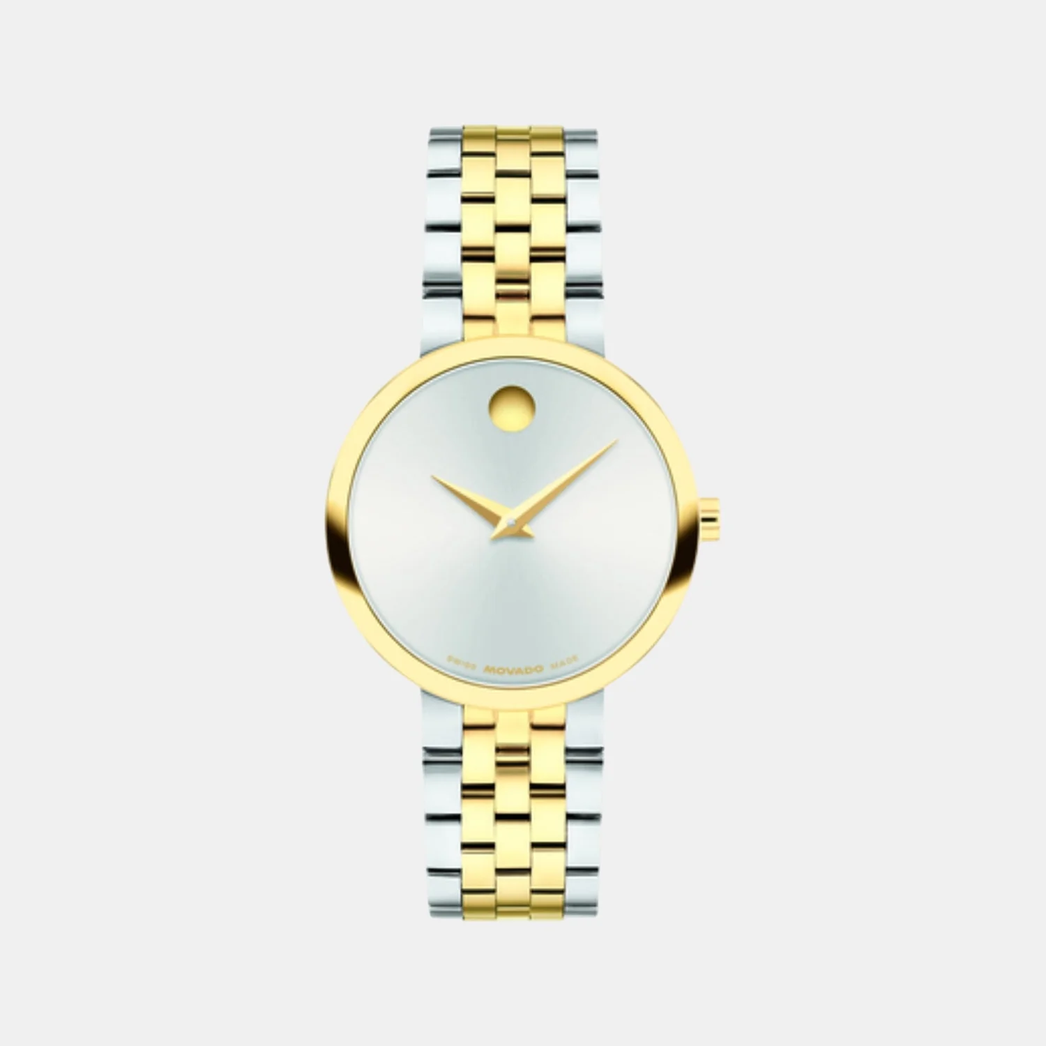 Museum Women Quartz Silver Dial Analog Stainless Steel Watch 608007