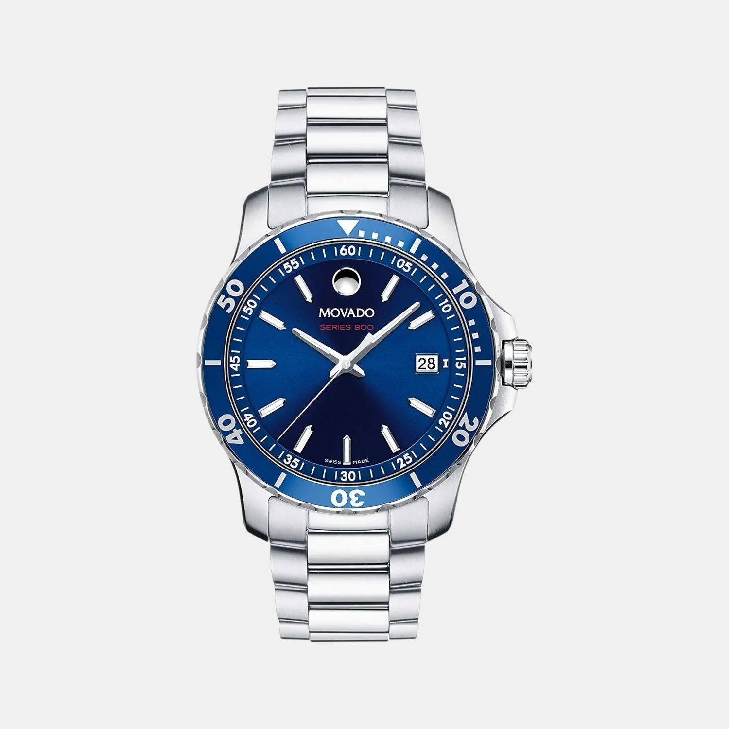 Series 800 Men Quartz Blue Dial Analog Stainless Steel Watch 2600137