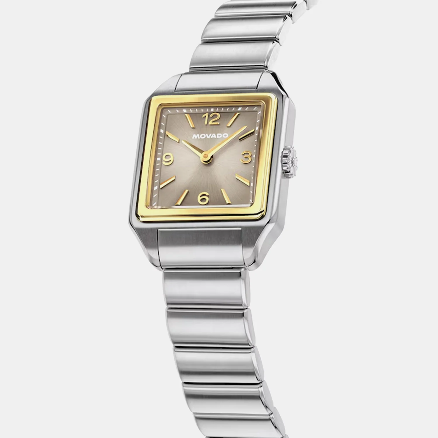Women Quartz Taupe Dial Analog Stainless Steel Watch 3650249 - Image 3
