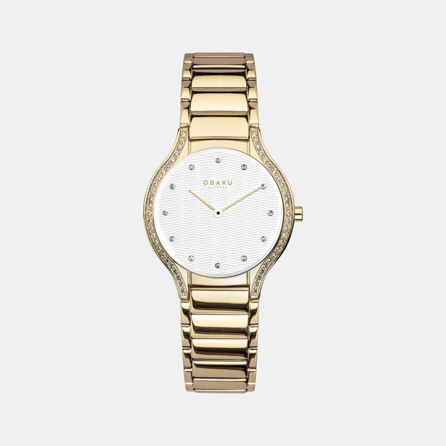 Acacie Women Quartz Silver Dial Analog Stainless Steel Watch V276LEGISG