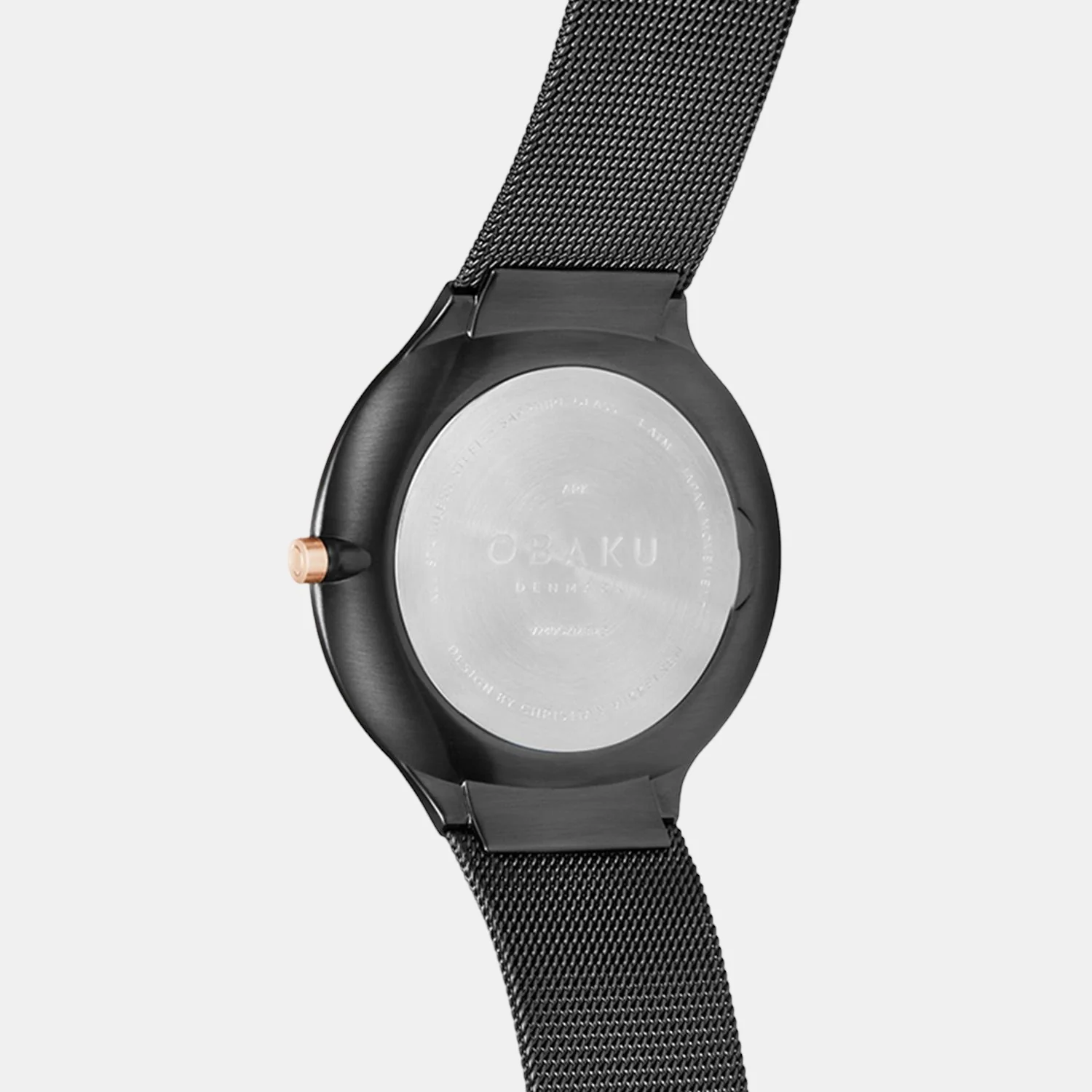 Ark Men Quartz Black Dial Analog Stainless Steel Watch V240GXMBMB - Image 4