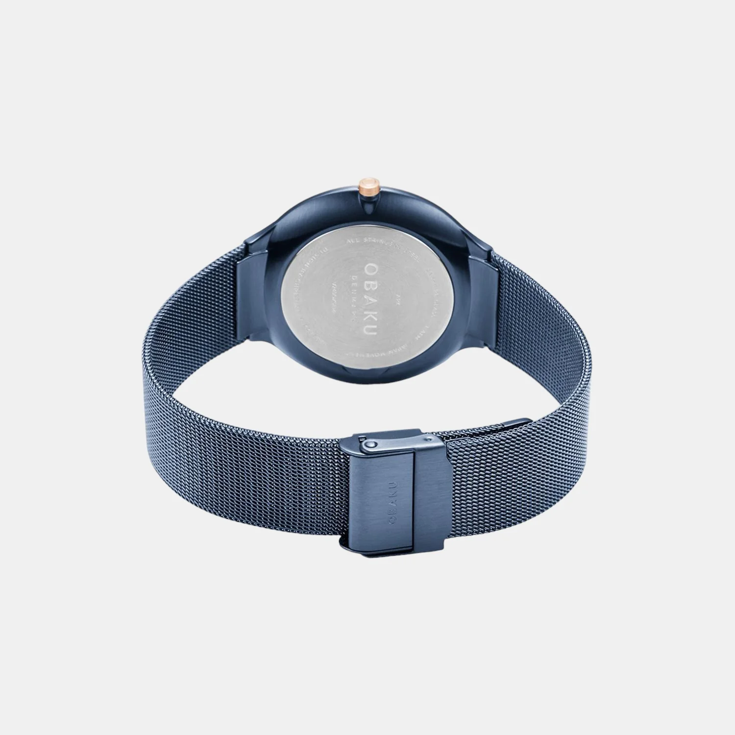 Ark Men Quartz Blue Dial Analog Stainless Steel Watch V240GXSLML - Image 2