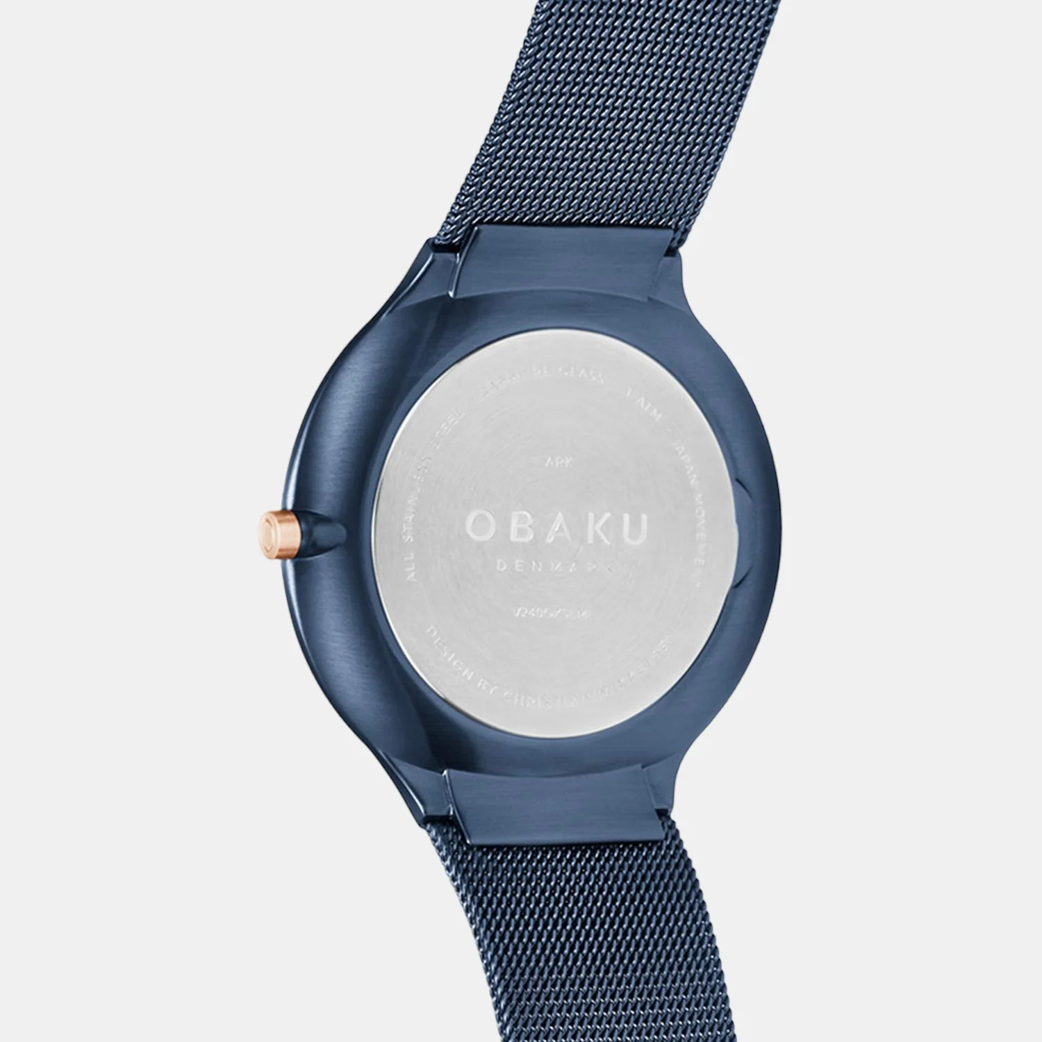 Ark Men Quartz Blue Dial Analog Stainless Steel Watch V240GXSLML - Image 4
