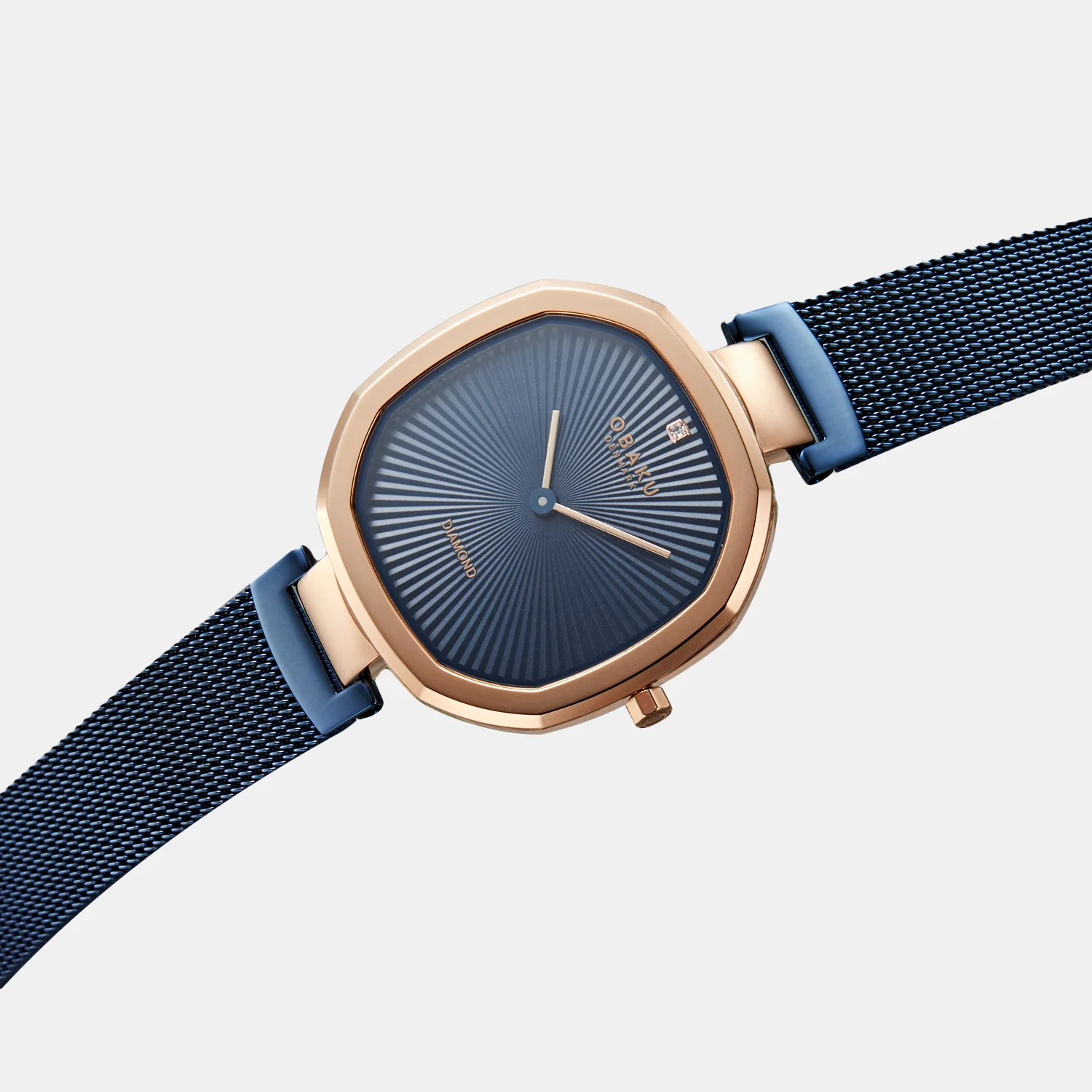 Brilliant Women Quartz Blue Dial Analog Stainless Steel Watch V277LXVLML - Image 3