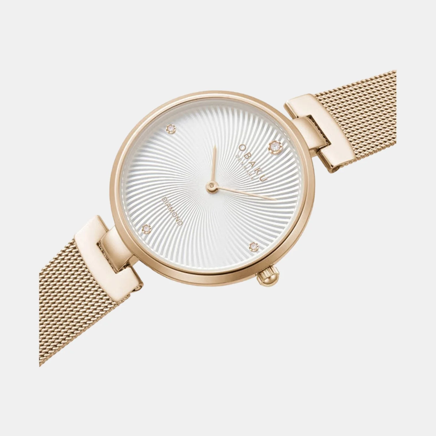 Diamant Rose Women Quartz Silver Dial Analog Stainless Steel Watch V256LXVIMV-DD - Image 2