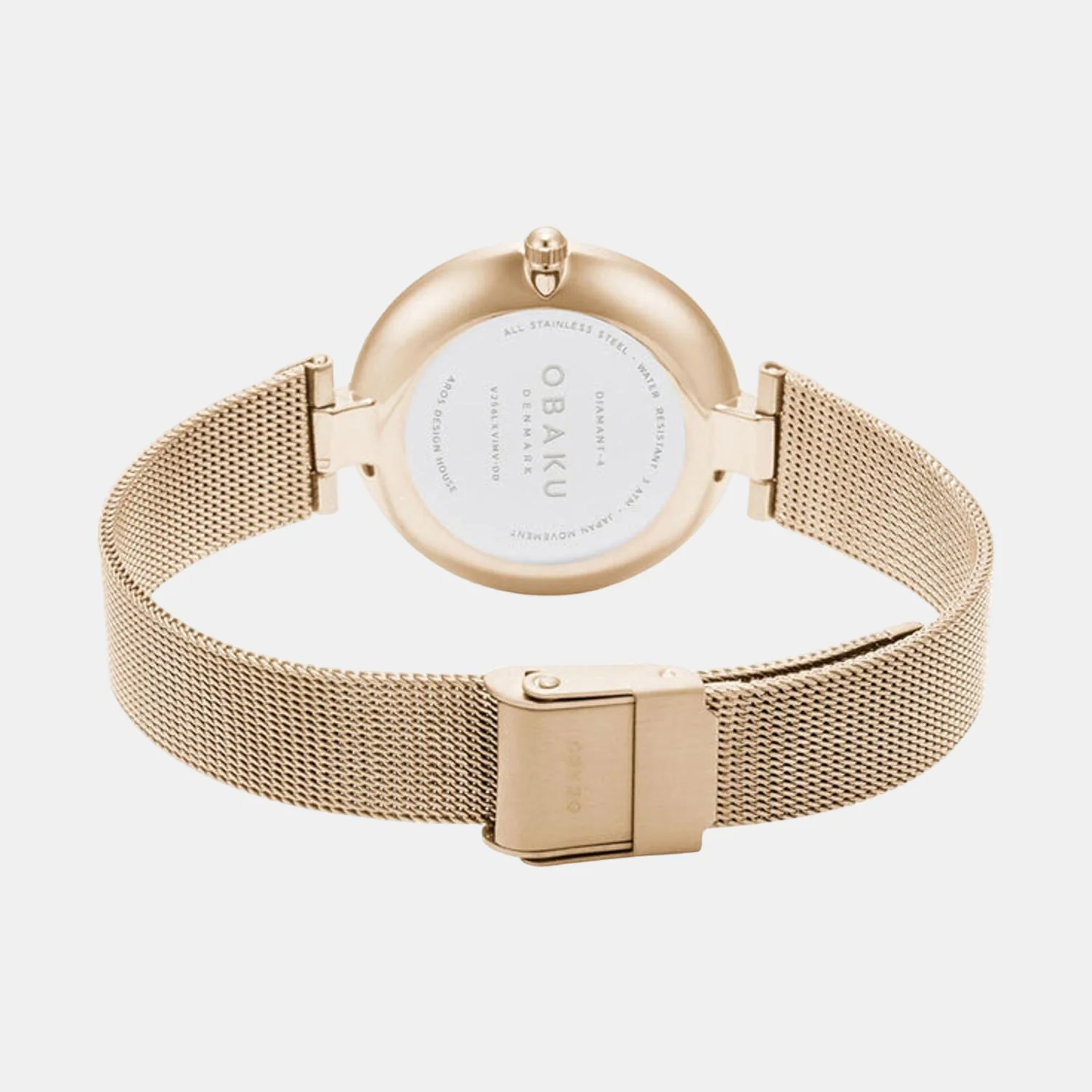 Diamant Rose Women Quartz Silver Dial Analog Stainless Steel Watch V256LXVIMV-DD - Image 3