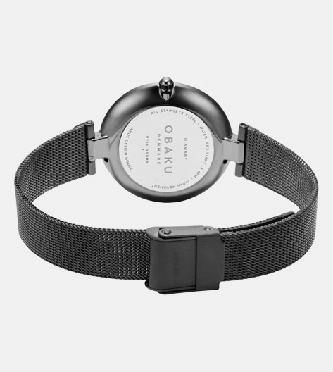 Diamant Women Quartz Black Dial Analog Stainless Steel Watch V256LXBBMB - Image 3