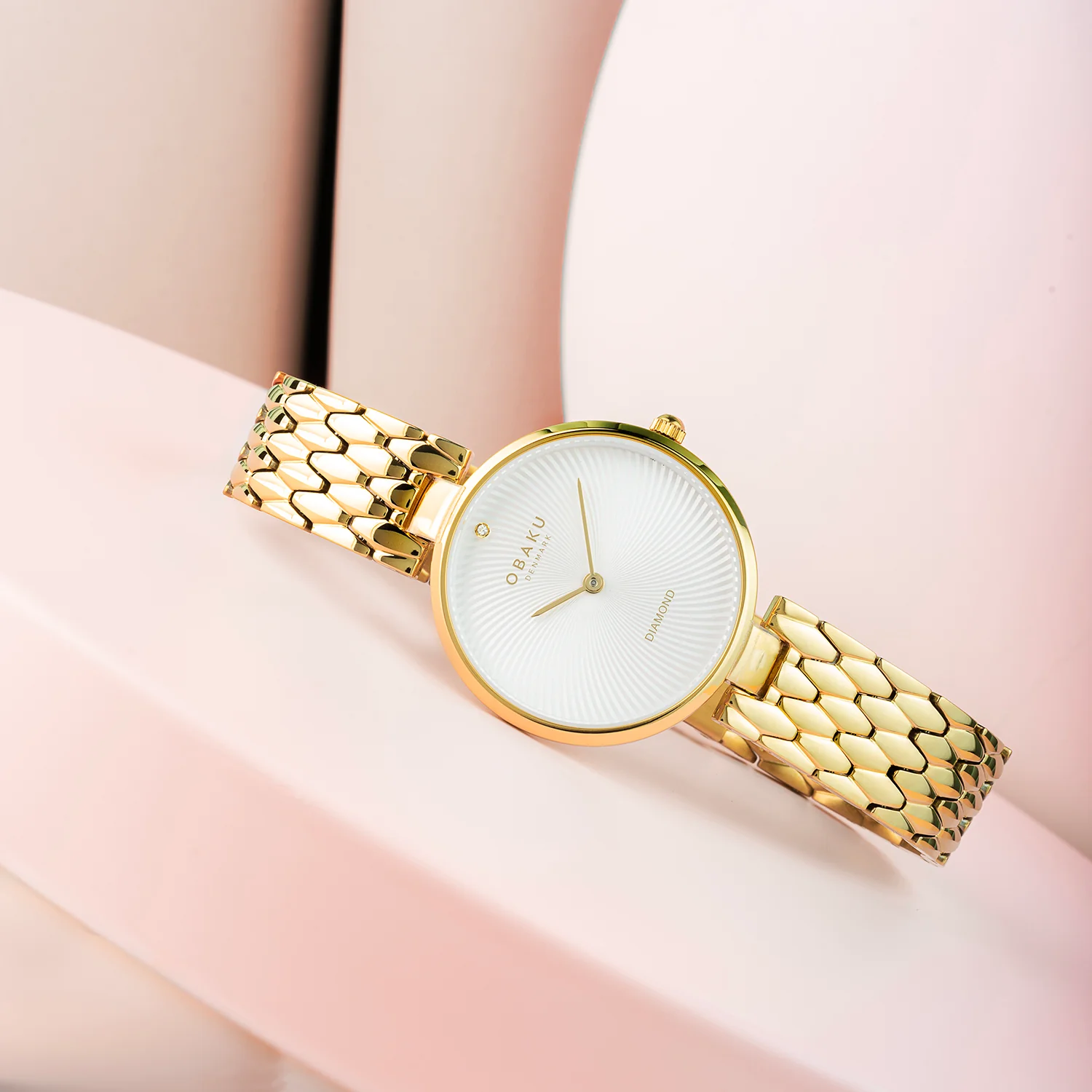 Diamant Women Quartz Silver Dial Analog Stainless Steel Watch V256LXGISG - Image 4