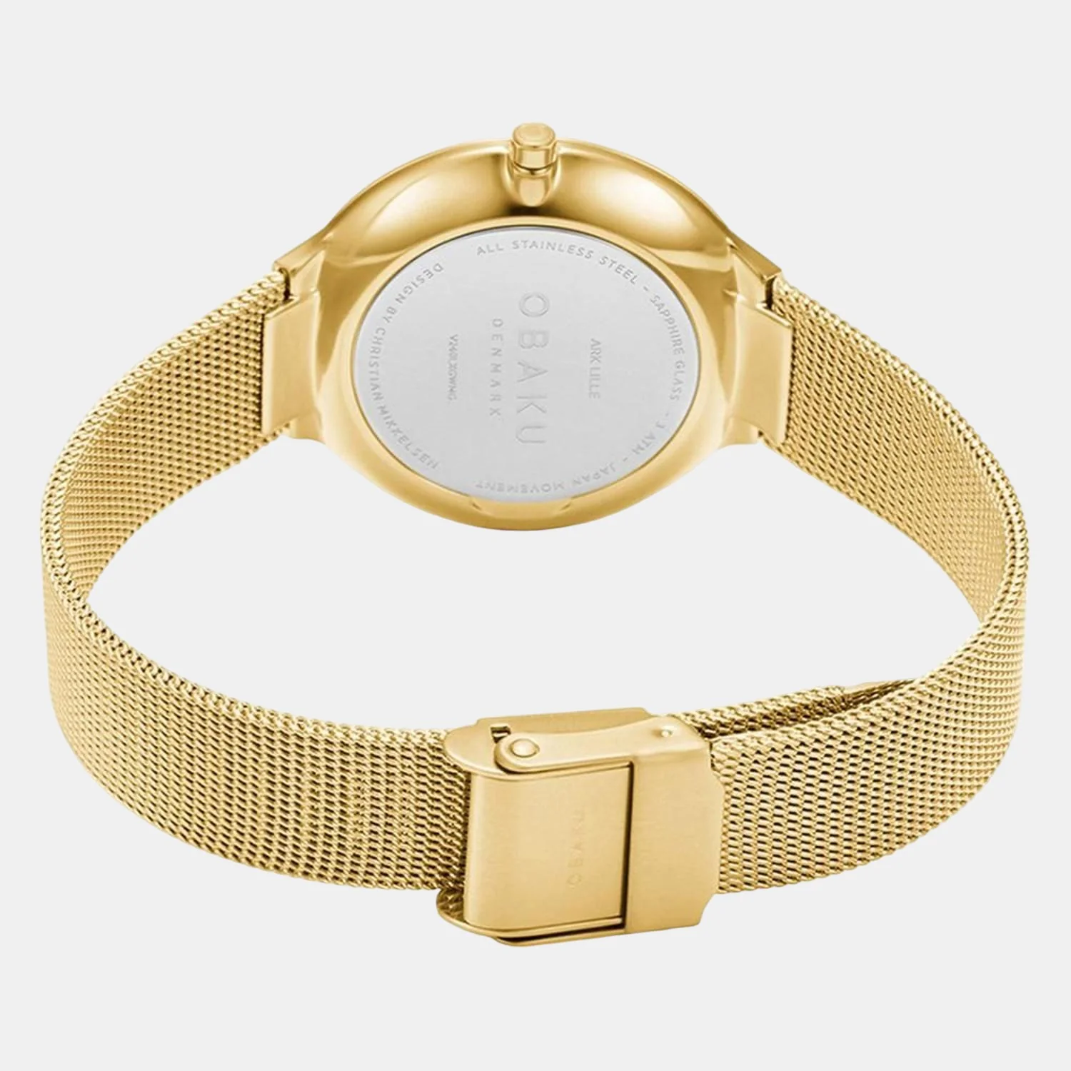 Dok Women Quartz White Dial Analog Stainless Steel Watch V227LXGIMG - Image 2
