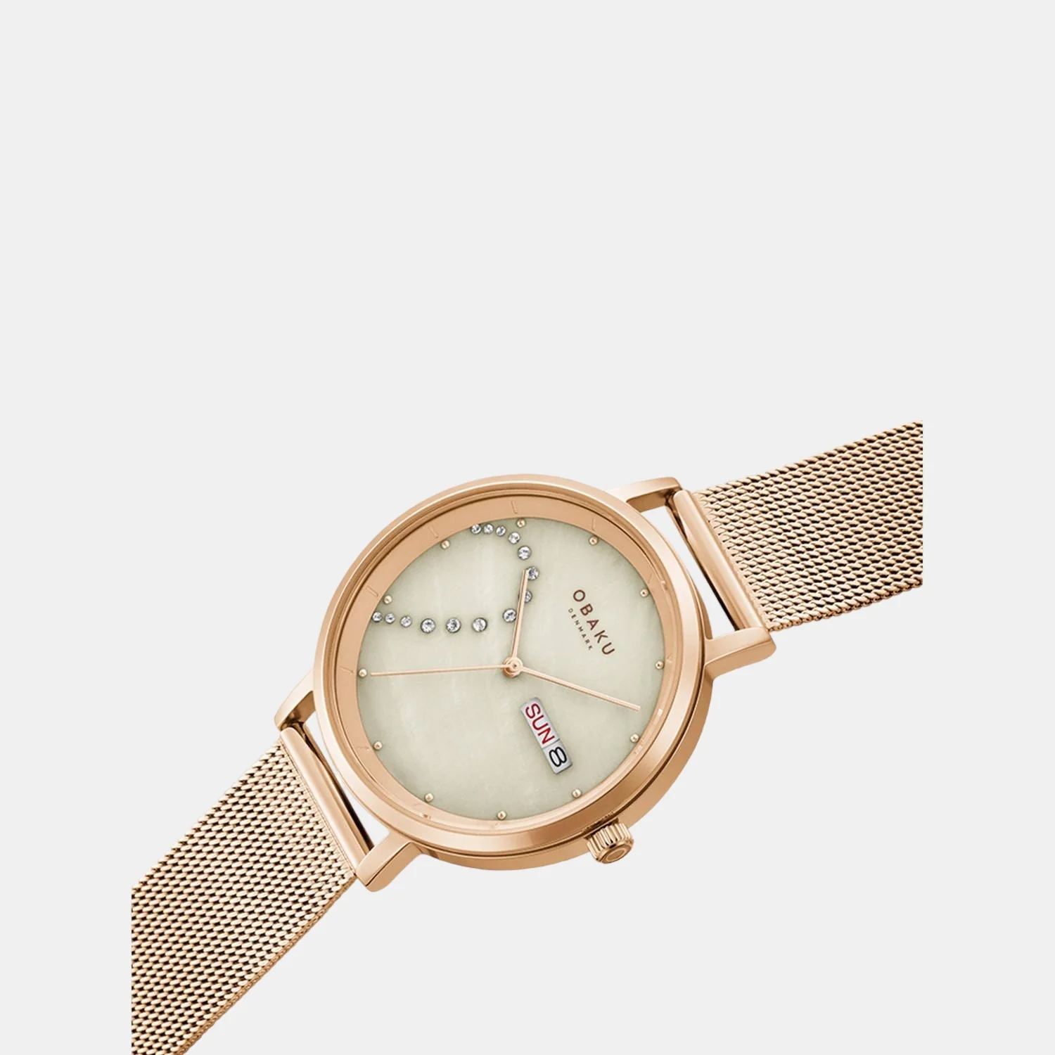 Draabe Blush Men Quartz Beige Dial Analog Stainless Steel Watch V248GHVJMV - Image 5