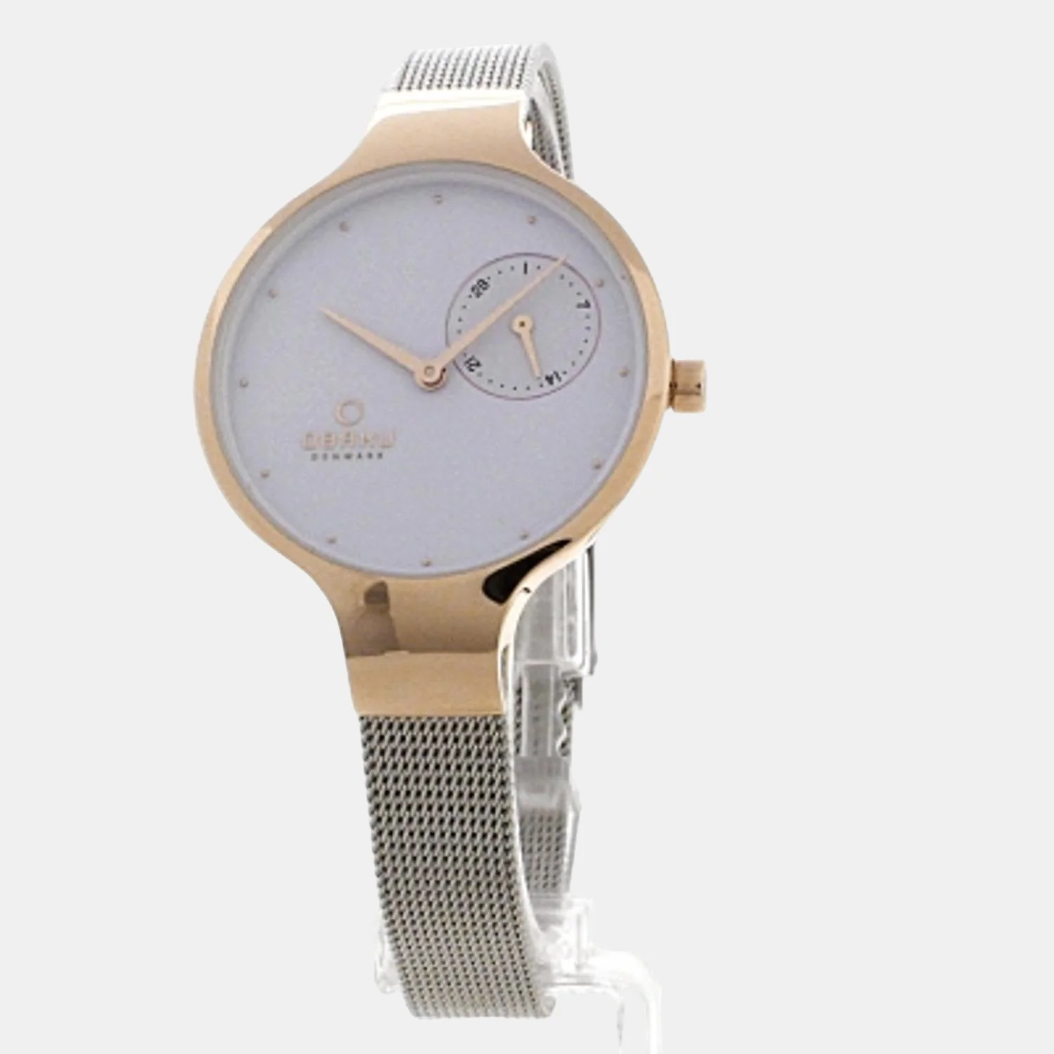 Eng Rose-Bi Women Quartz White Dial Analog Stainless Steel Watch V201LDVWMC - Image 5