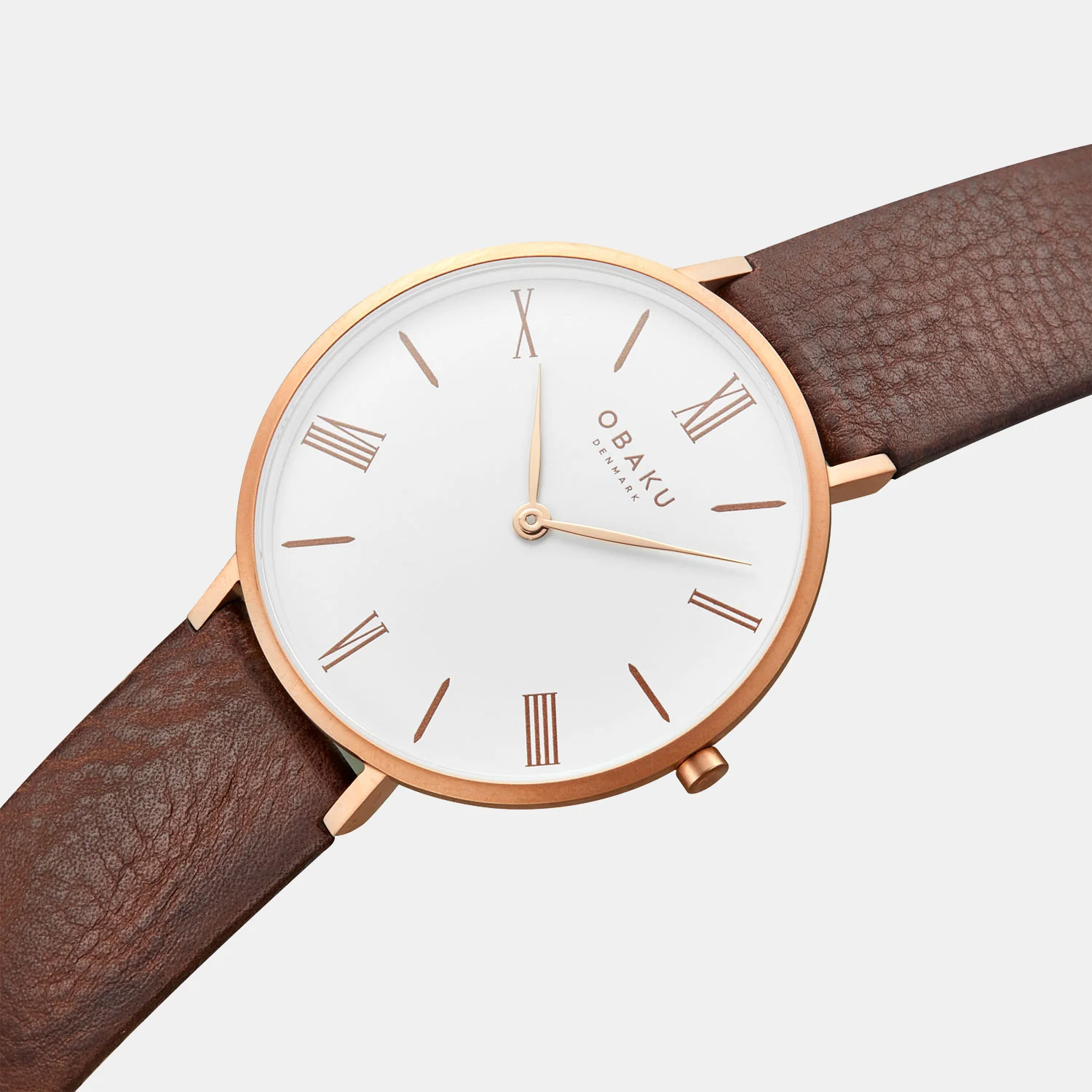 Folie Mahogany Men Quartz Silver Dial Analog Leather Watch V283GXVWRN - Image 2