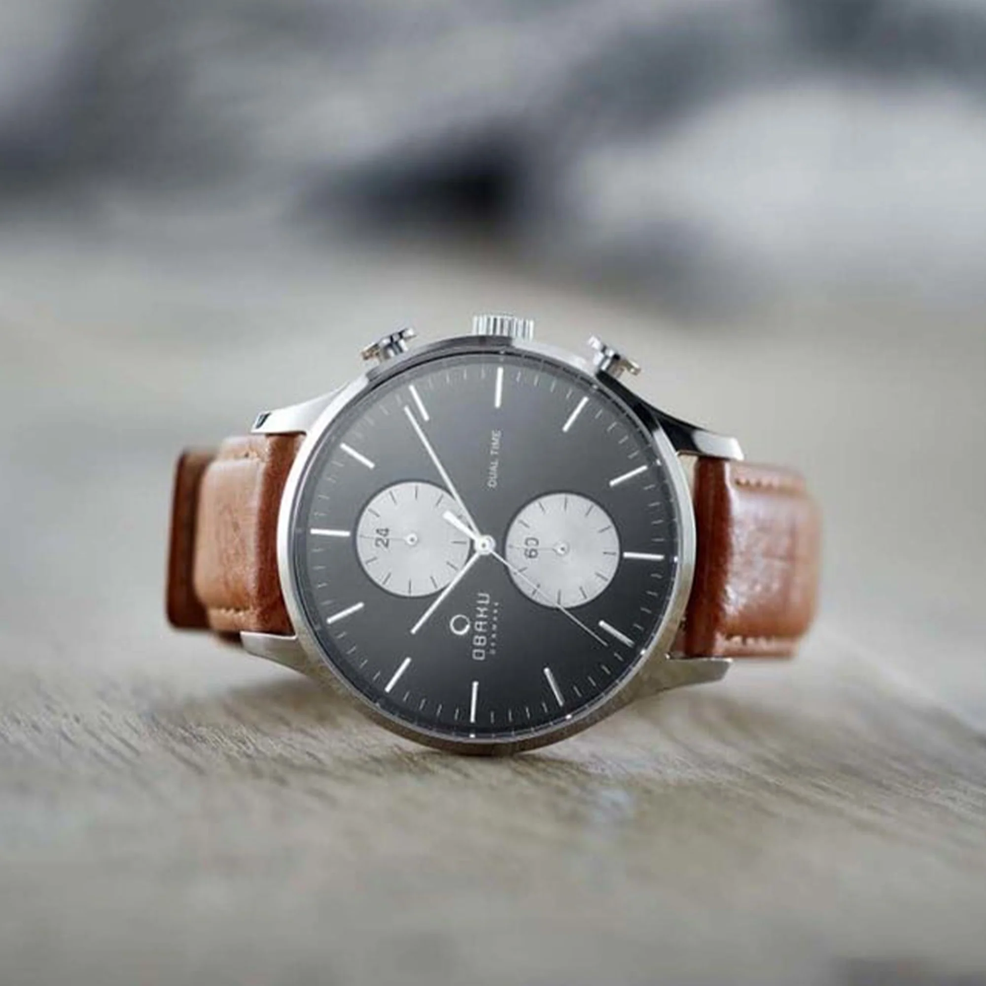 Gran Camel Men Quartz Black Dial Analog Leather Watch V196GUCURZ - Image 5