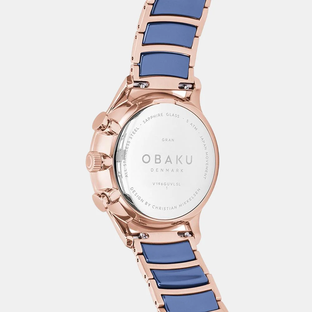 Gran Sunset Men Quartz Blue Dial Analog Stainless Steel Watch V196GUVLSL - Image 5
