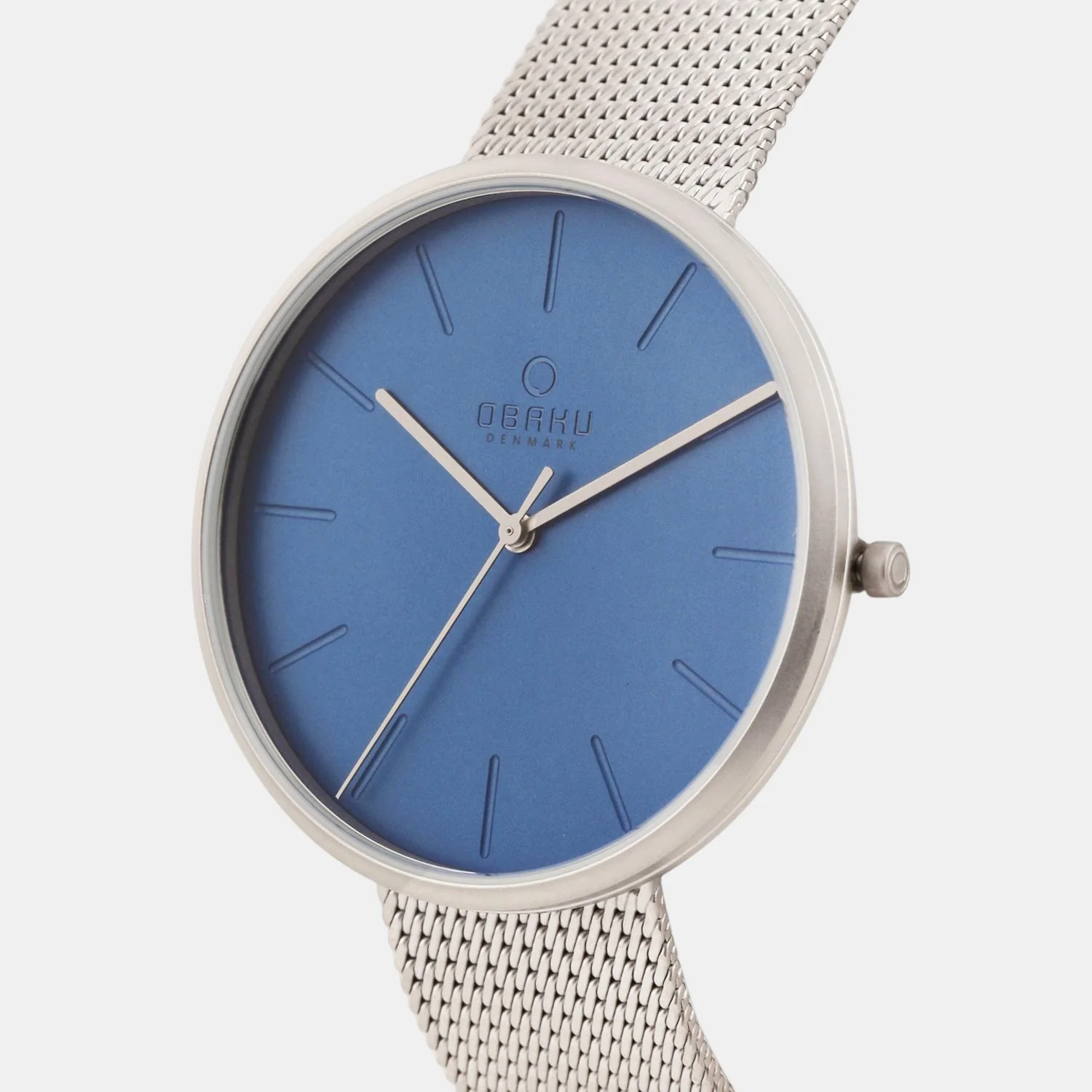 Hassel Cyan Men Quartz Blue Dial Analog Stainless Steel Watch V219GXCLMC - Image 4