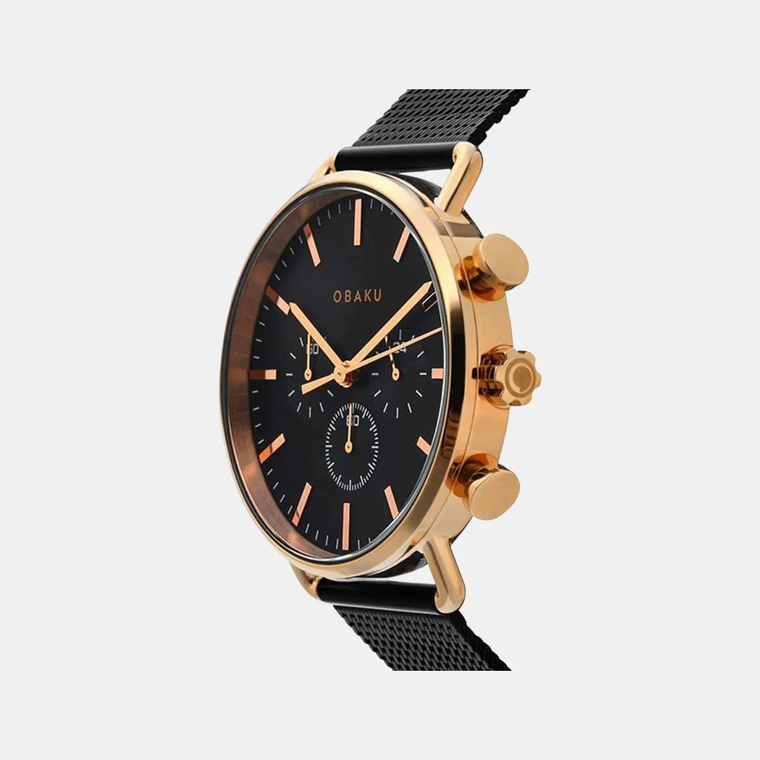 Havn-Night Men Quartz Black Dial Chronograph Stainless Steel Watch V232GCVBMB - Image 2