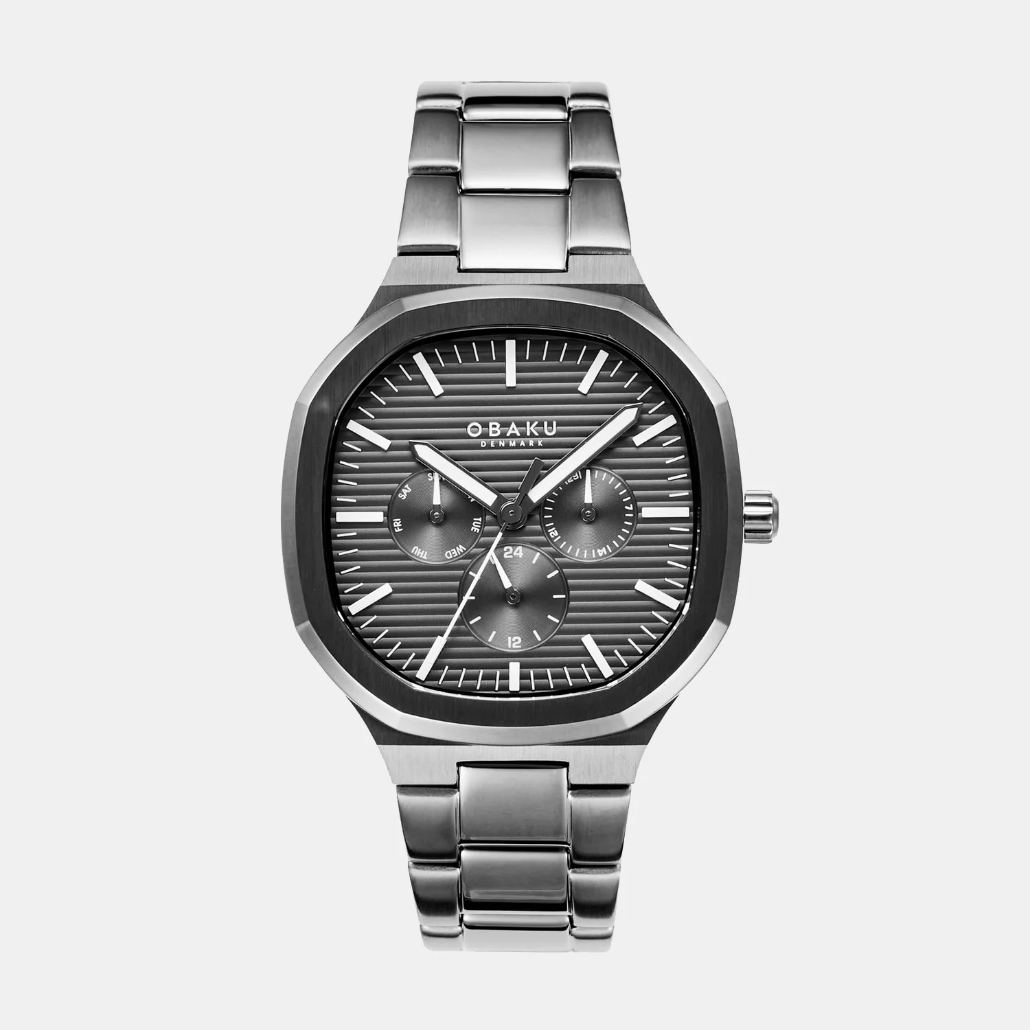 Ild Men Quartz Grey Dial Analog Stainless Steel Watch V275GMUUSU
