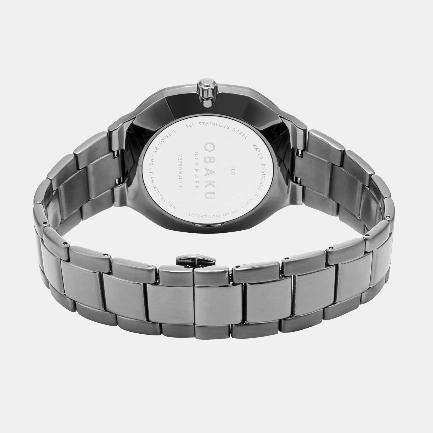 Ild Men Quartz Grey Dial Analog Stainless Steel Watch V275GMUUSU - Image 4