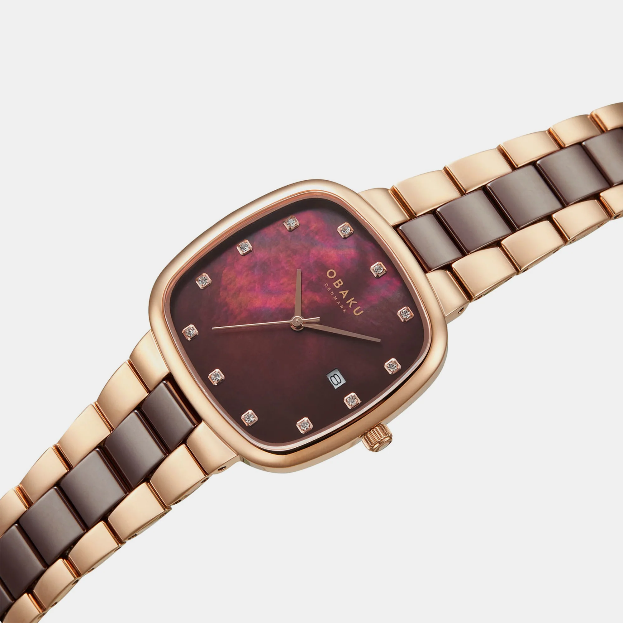 Imian Lille Women Quartz Brown Dial Analog Ceramic Watch V282LDVNCN - Image 3