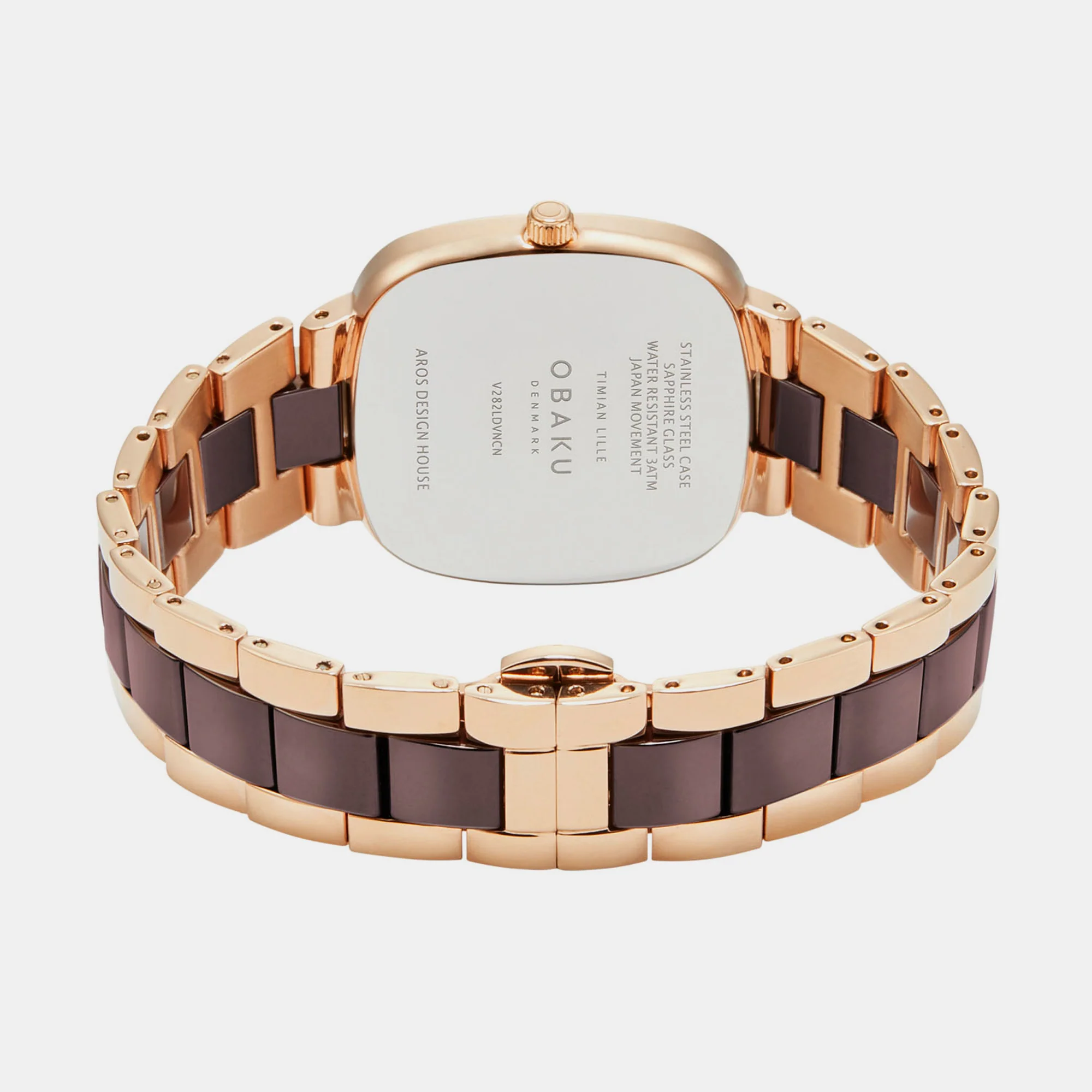 Imian Lille Women Quartz Brown Dial Analog Ceramic Watch V282LDVNCN - Image 4