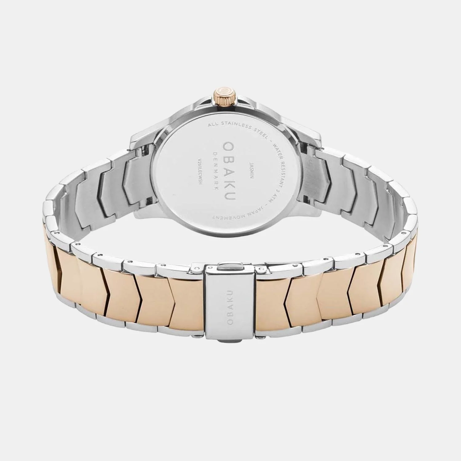 Jasmin Blossom Women Quartz White Dial Analog Stainless Steel Watch V261LECWSH - Image 2