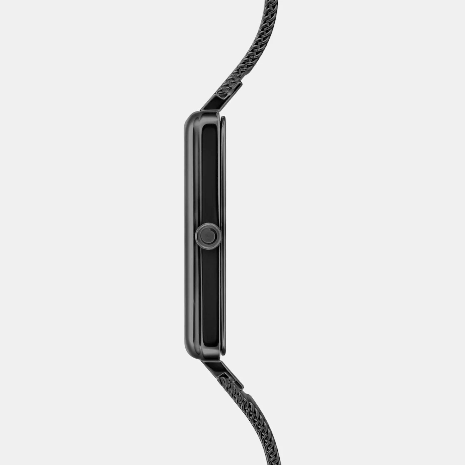 Kvadrat-Black Women Quartz Black Dial Analog Mesh Watch V236LXBBMB - Image 3