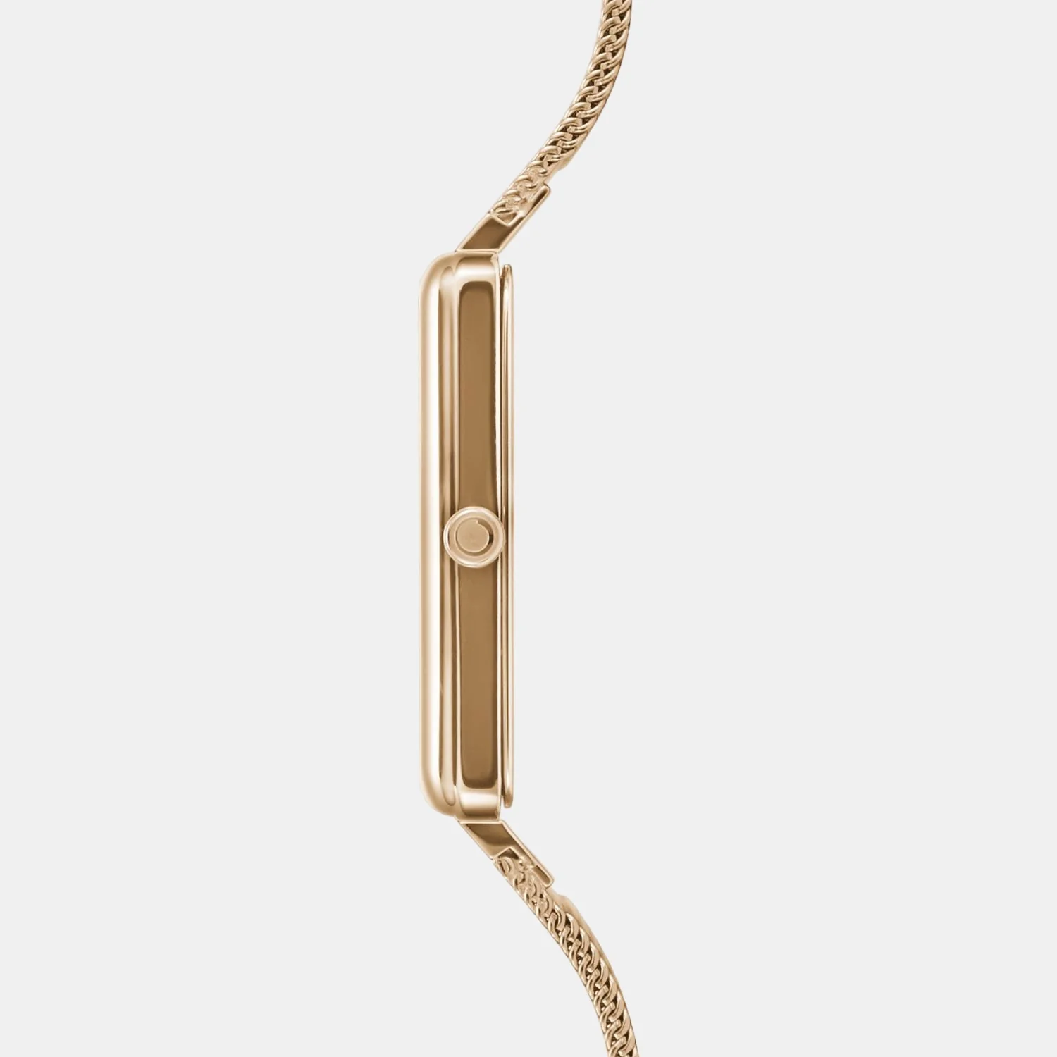 Kvadrat-Gold Women Quartz Blue Dial Analog Mesh Watch V236LXVLMV - Image 3
