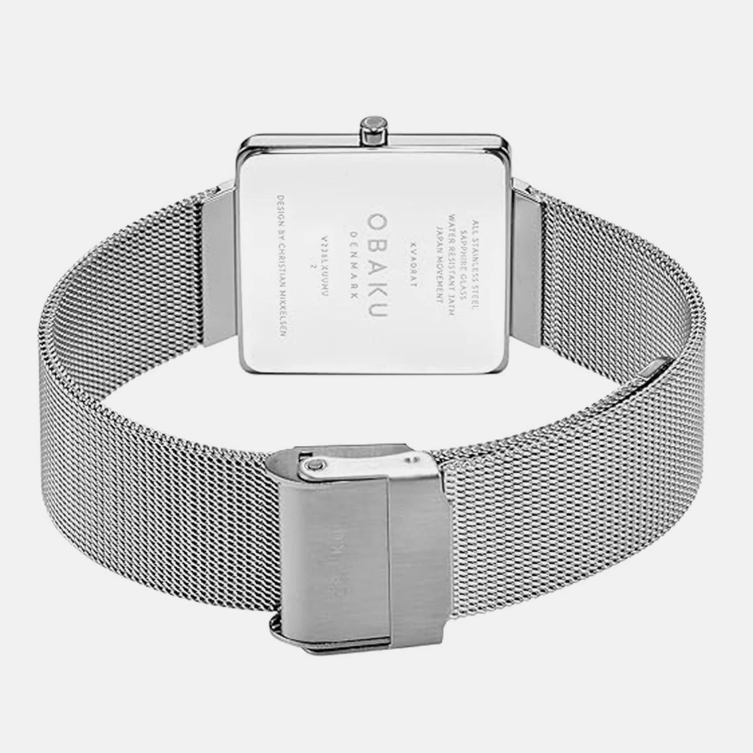 Kvadrat-Steel Women Quartz Black Dial Analog Stainless Steel Watch V236LXUUMU - Image 6