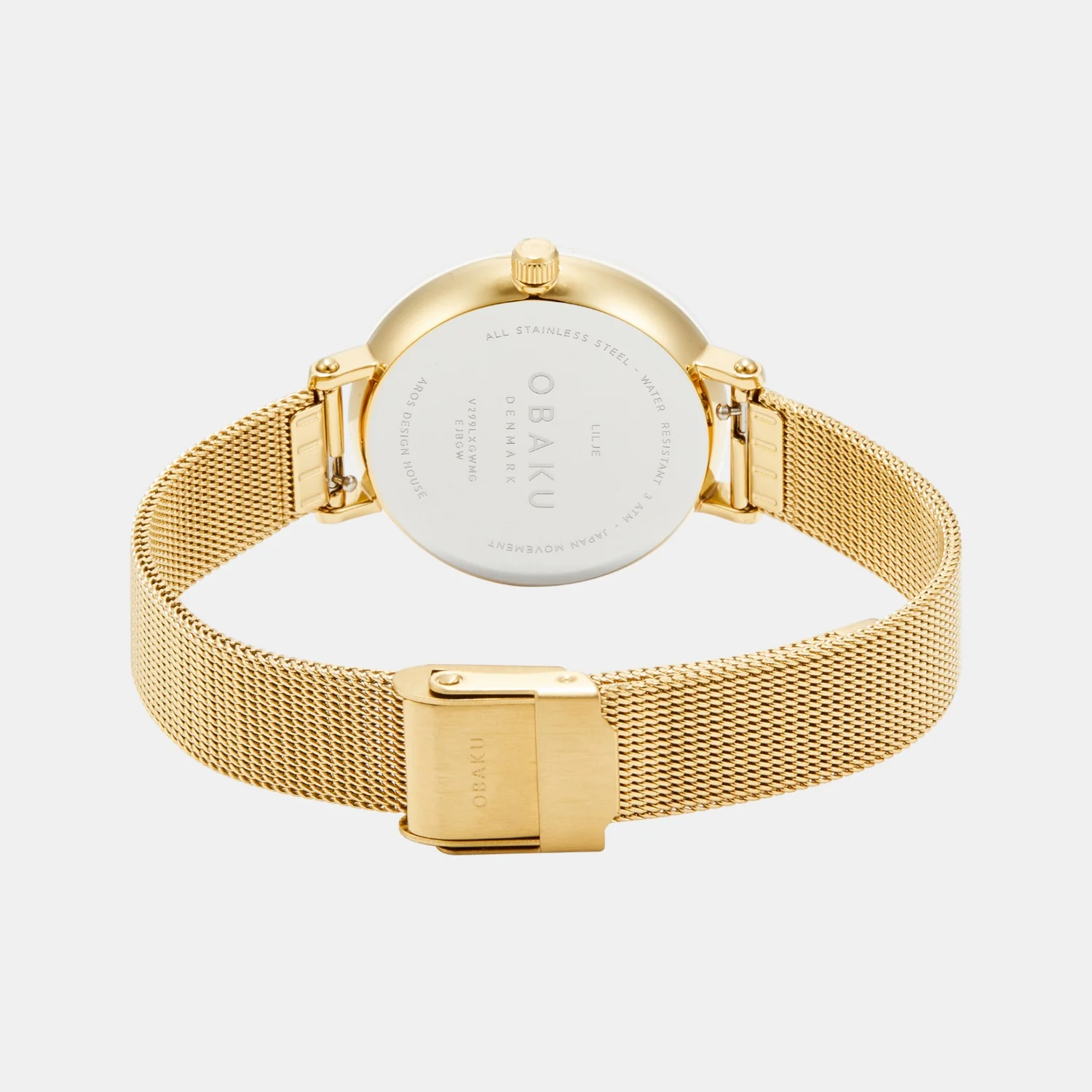 Lilje Gold Women Quartz White Dial Analog Stainless Steel Watch V299LXGWMG-EJBGW - Image 6