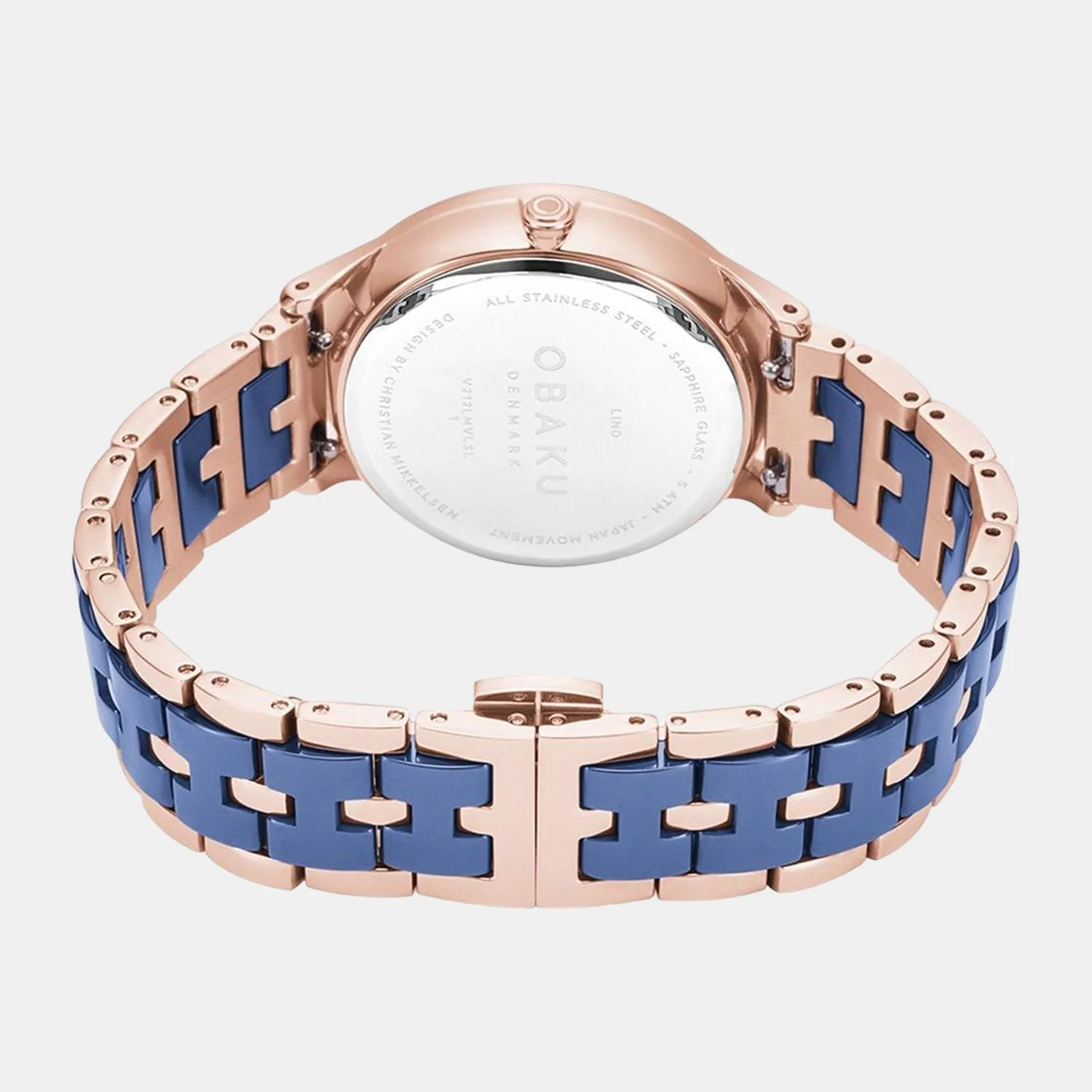 Lind Sunset Women Quartz Blue Dial Analog Stainless Steel Watch V212LMVLSL - Image 2