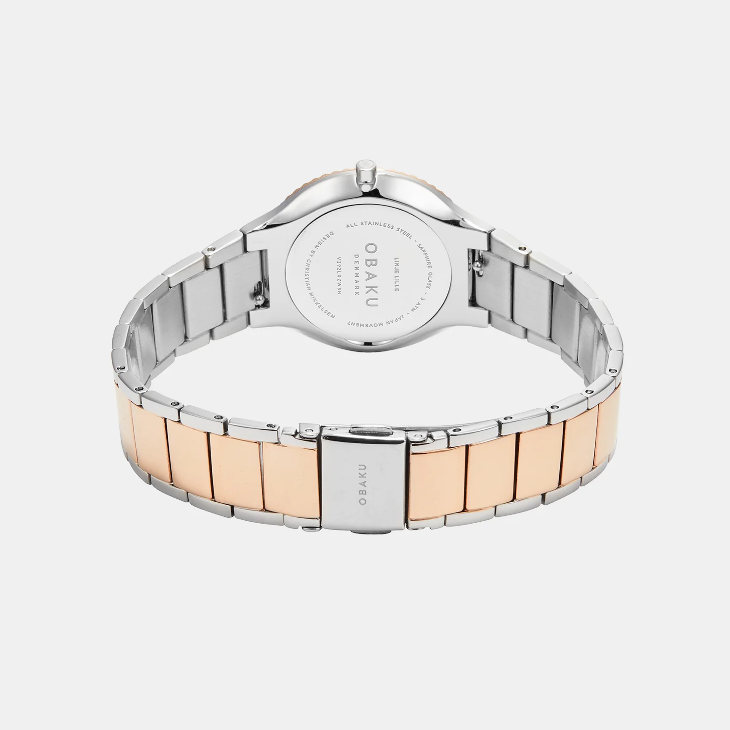 Linje Lille Cherrywood Women Quartz White Dial Analog Stainless Steel Watch V292LXZWSH - Image 5