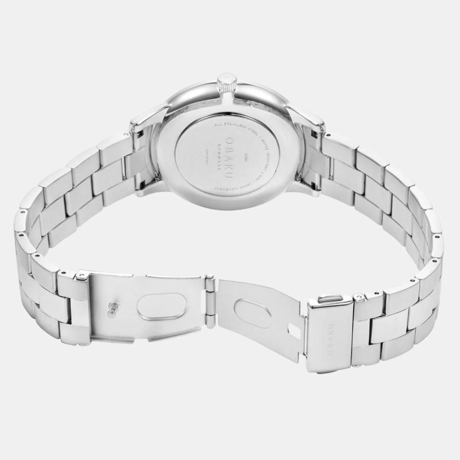Lyng Peach Men Quartz White Dial Analog Stainless Steel Watch V247GXCISC - Image 3
