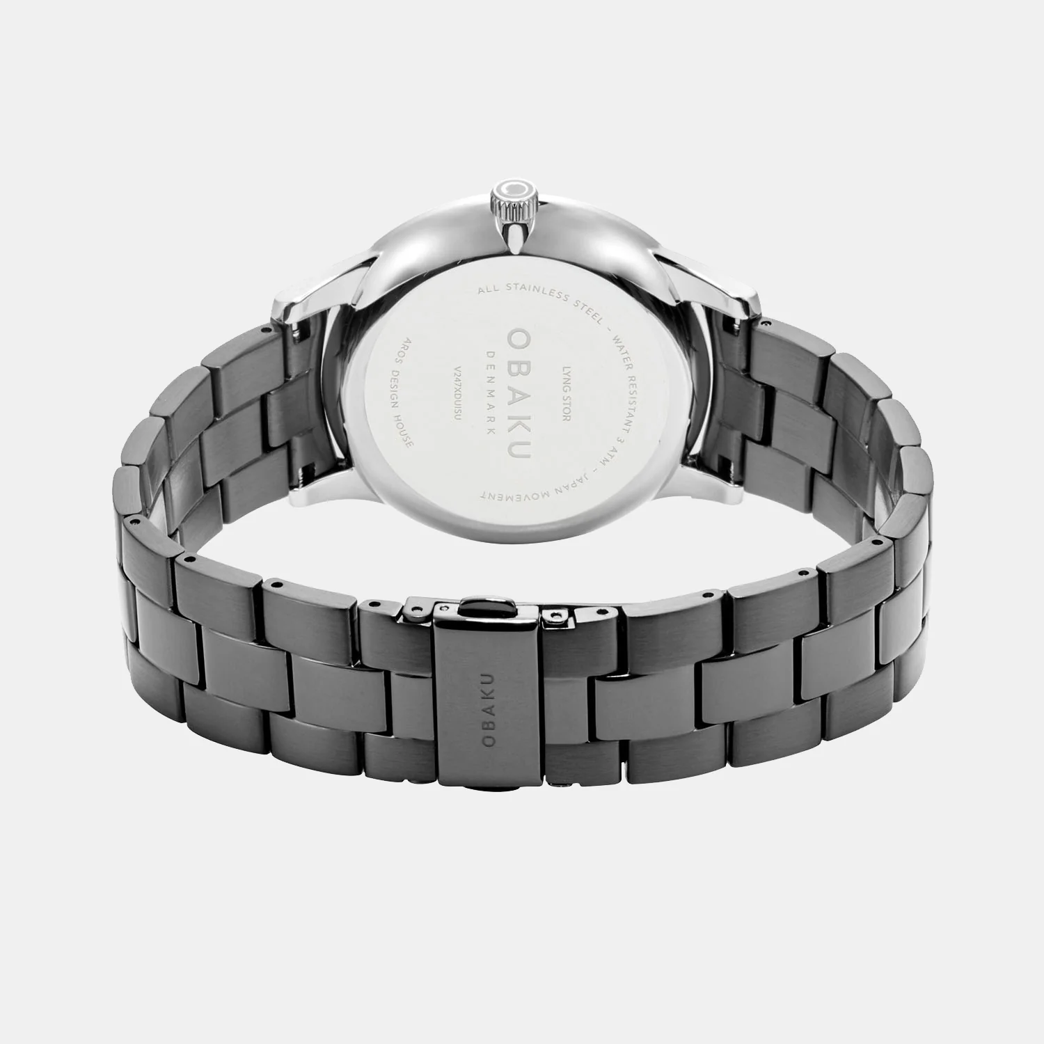 Lyng Stor Slate Men Quartz White Dial Analog Stainless Steel Watch V247XDUISU - Image 5