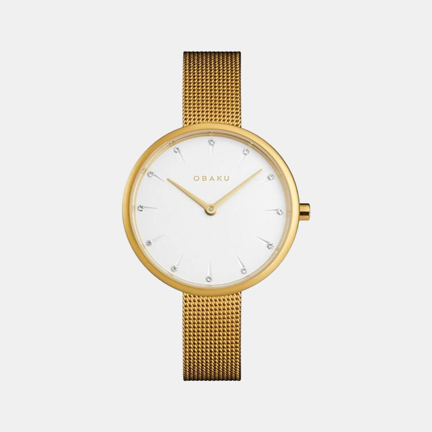 Notat Women Quartz White Dial Analog Stainless Steel Watch V233LXGIMG