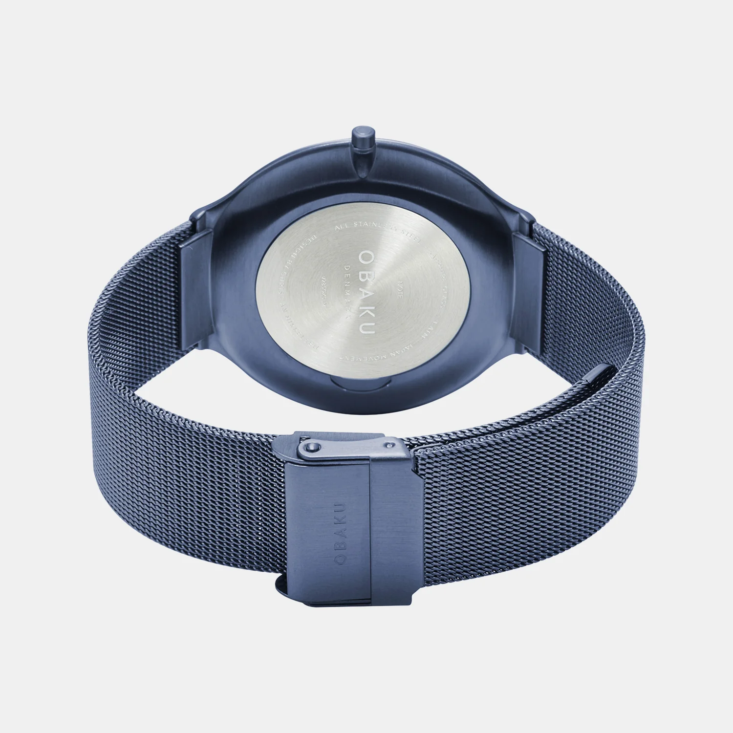 Note Ocean Men Quartz Blue Dial Analog Stainless Steel Watch V285GXSLML - Image 4