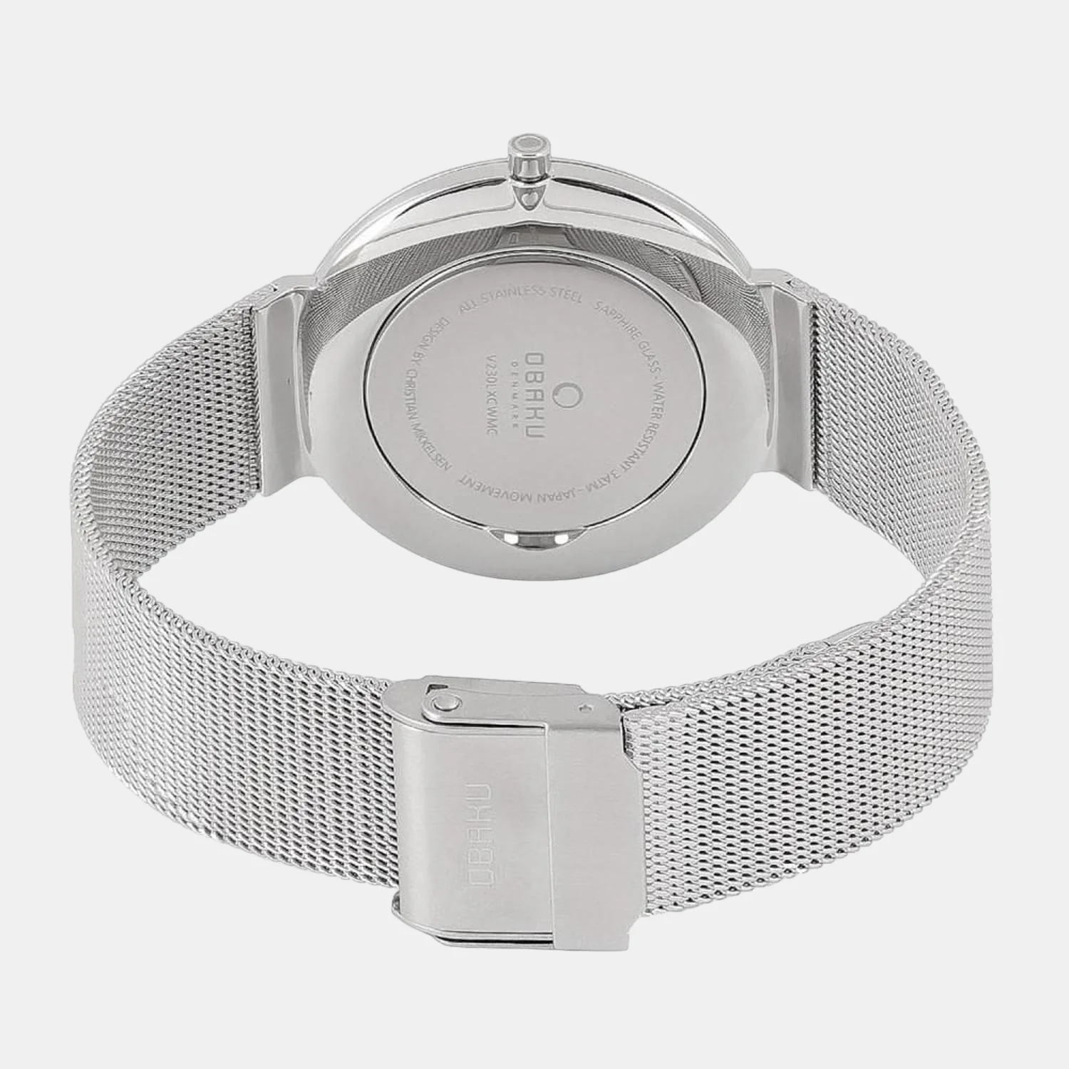 Papir Lille-Steel Women Quartz White Dial Analog Stainless Steel Watch V230LXCWMC - Image 2