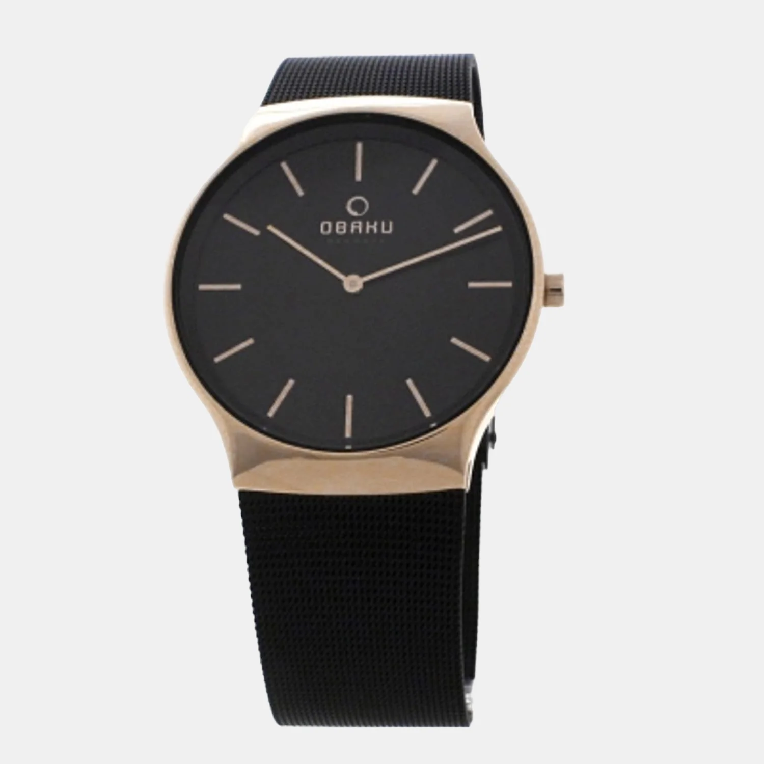 Rolig Night Men Quartz Black Dial Analog Stainless Steel Watch V178GXVBMB - Image 4