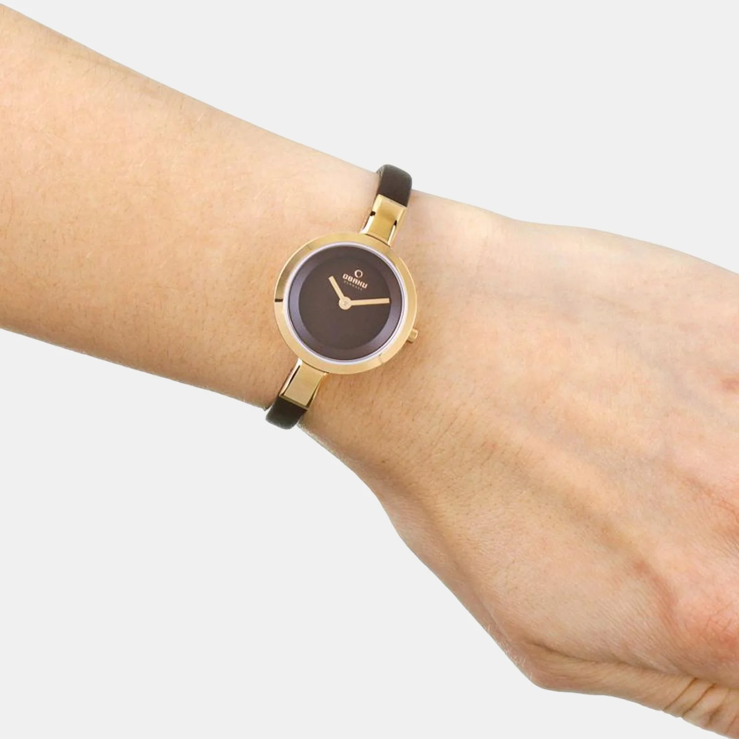 Siv Hazel Women Quartz Brown Dial Analog Leather Watch V129LXVNRN - Image 3