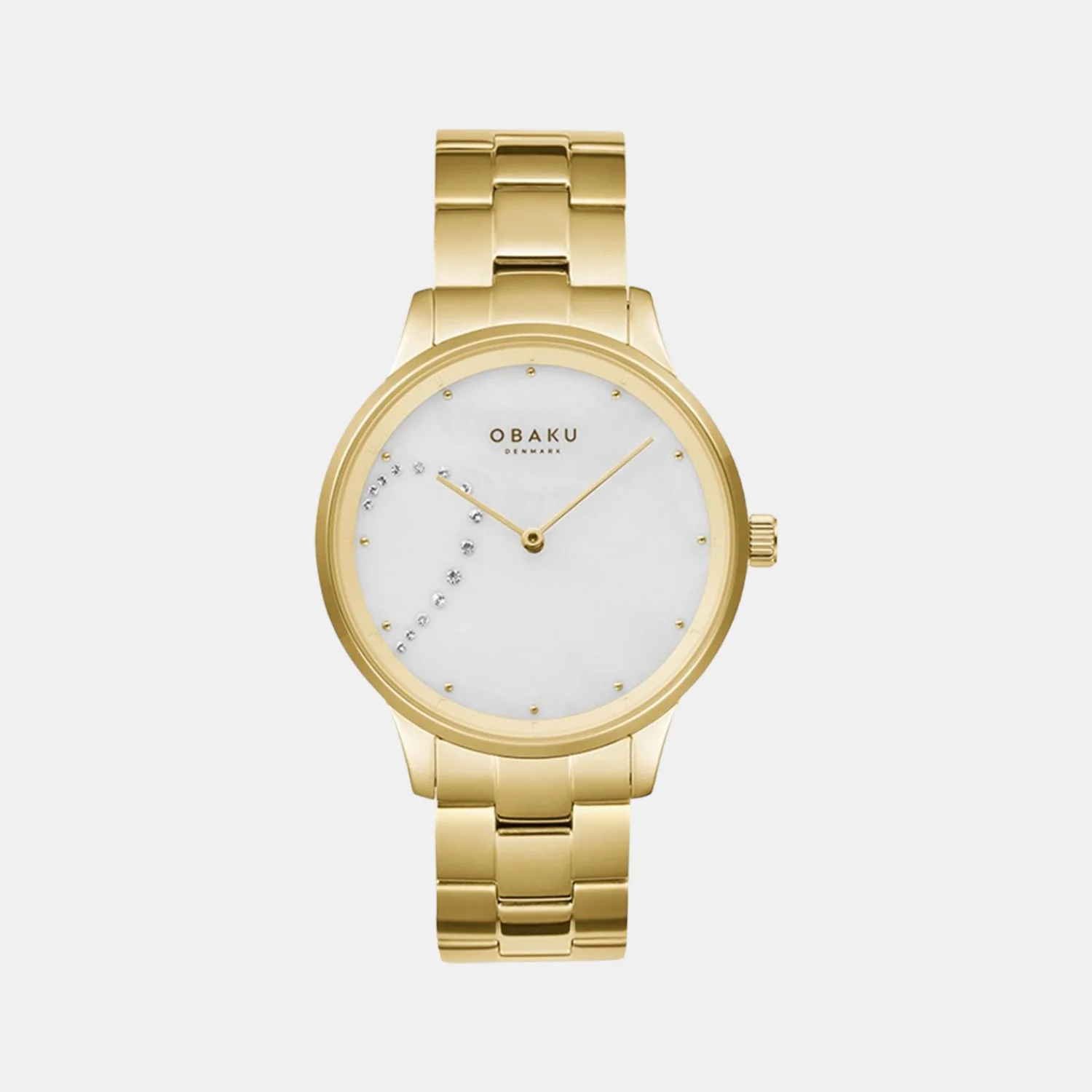Sive Cider Men Quartz White Dial Analog Stainless Steel Watch V247GHGWSG