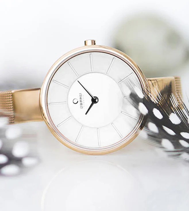 Sol Rose Women Quartz White Dial Analog Mesh Watch V149LXVIMV - Image 6