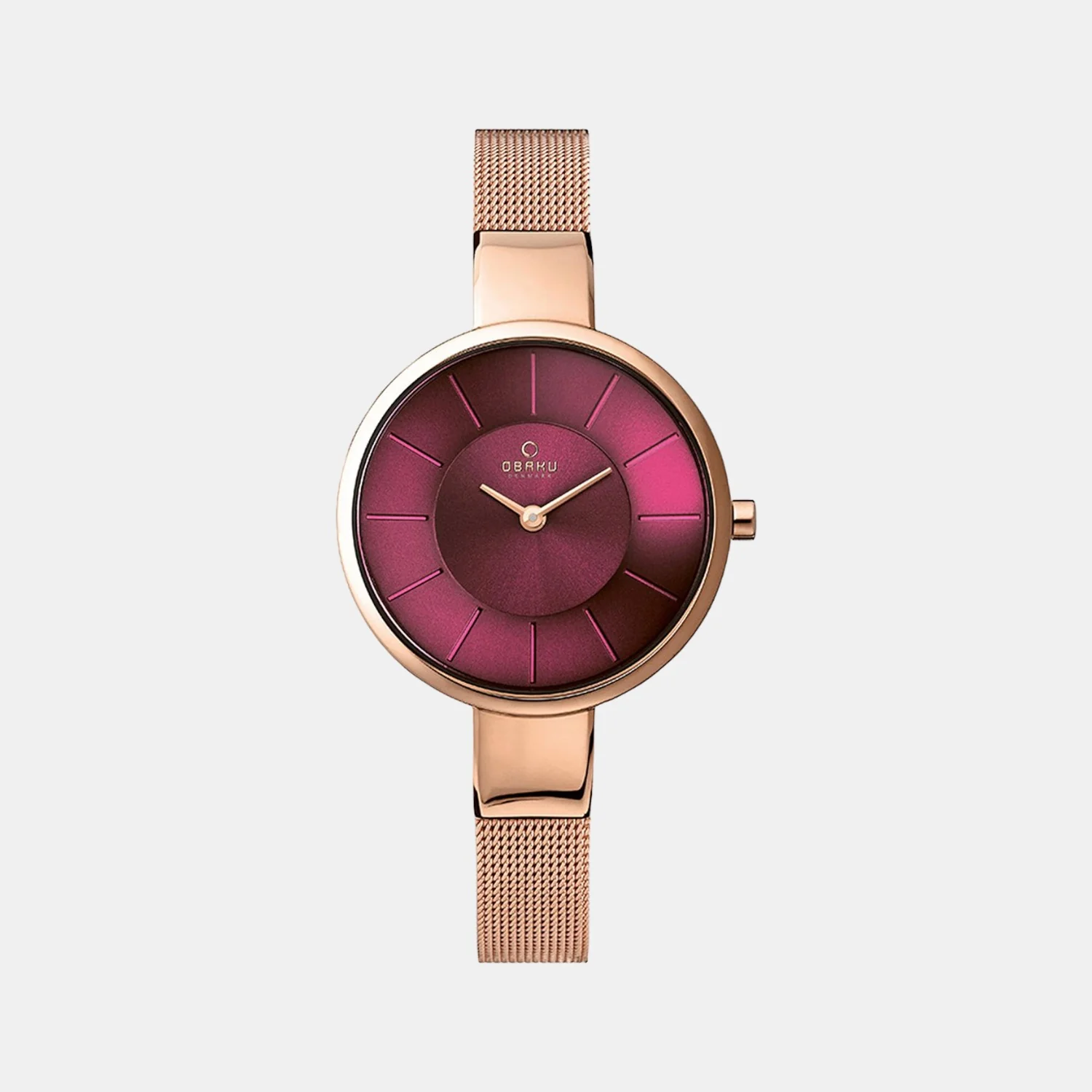 Sol Ruby Women Quartz Purple Dial Analog Stainless Steel Watch V149LXVQMV