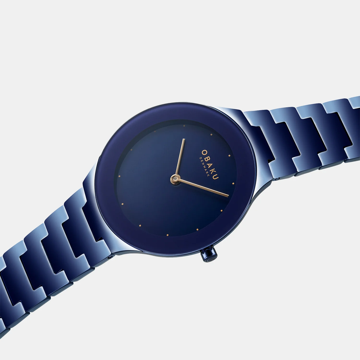 Spejl Lille Blue Women Quartz Blue Dial Analog Stainless Steel Watch V290LXLLSL - Image 3