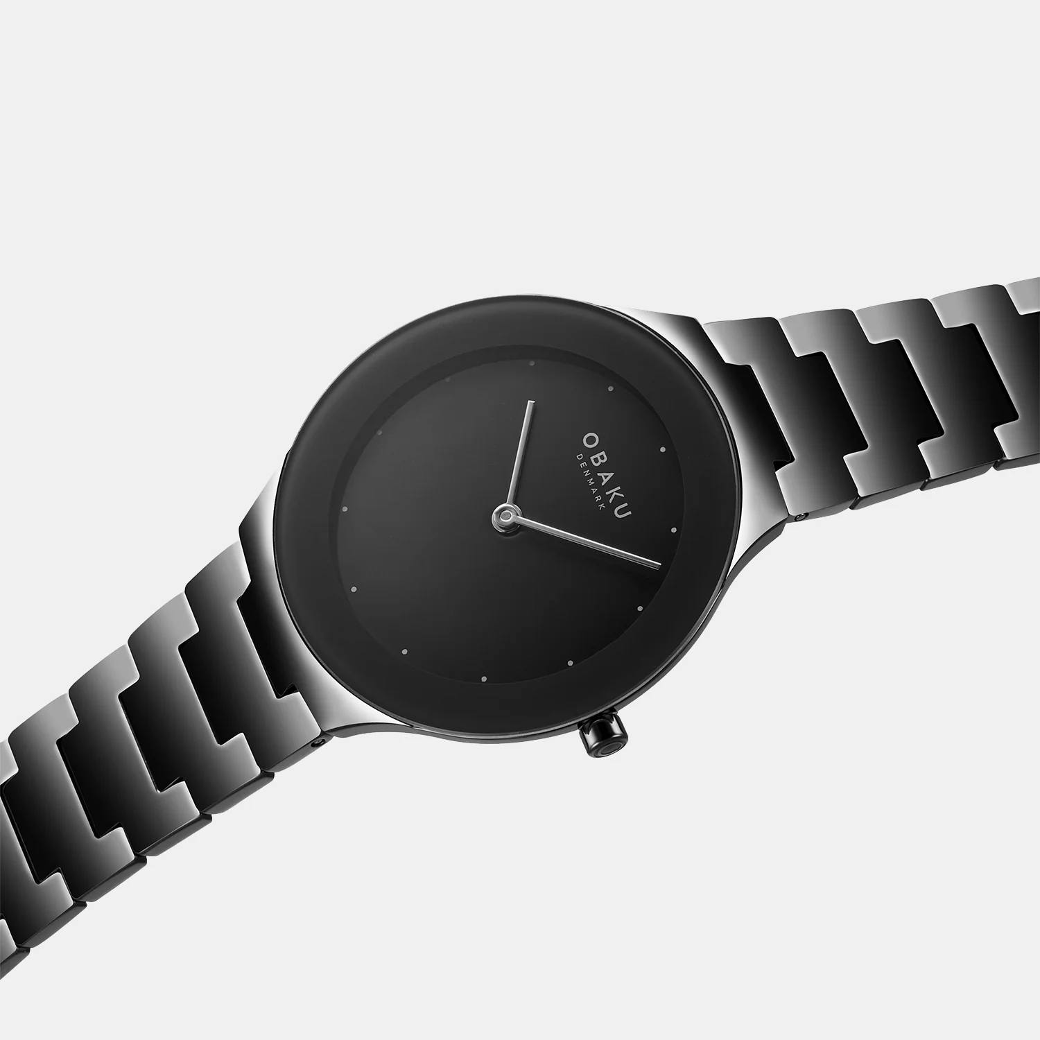 Spejl Lille Dark Women Quartz Black Dial Analog Stainless Steel Watch V290LXBBSB - Image 3