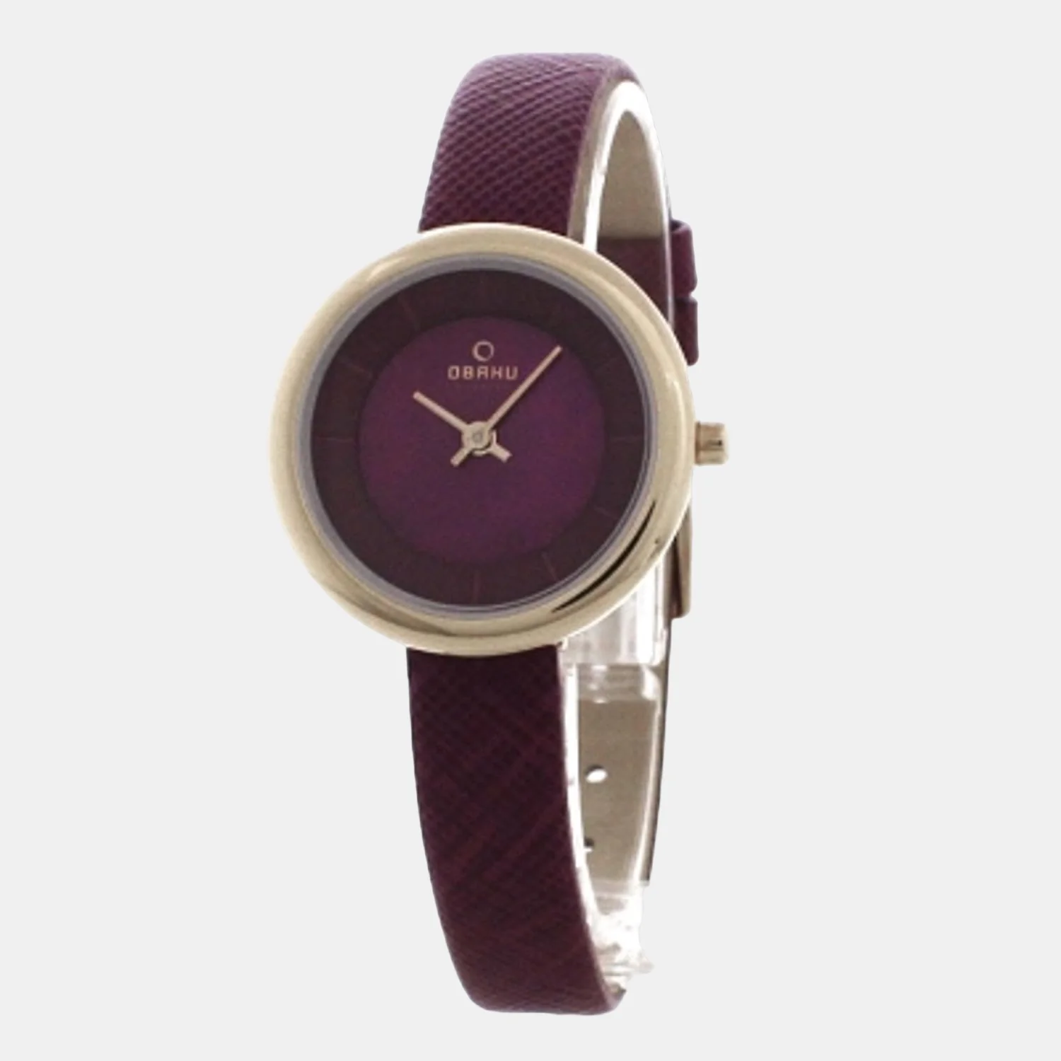 Stille Cherry Women Quartz Purple Dial Analog Stainless Steel Watch V146LXVQRD - Image 4