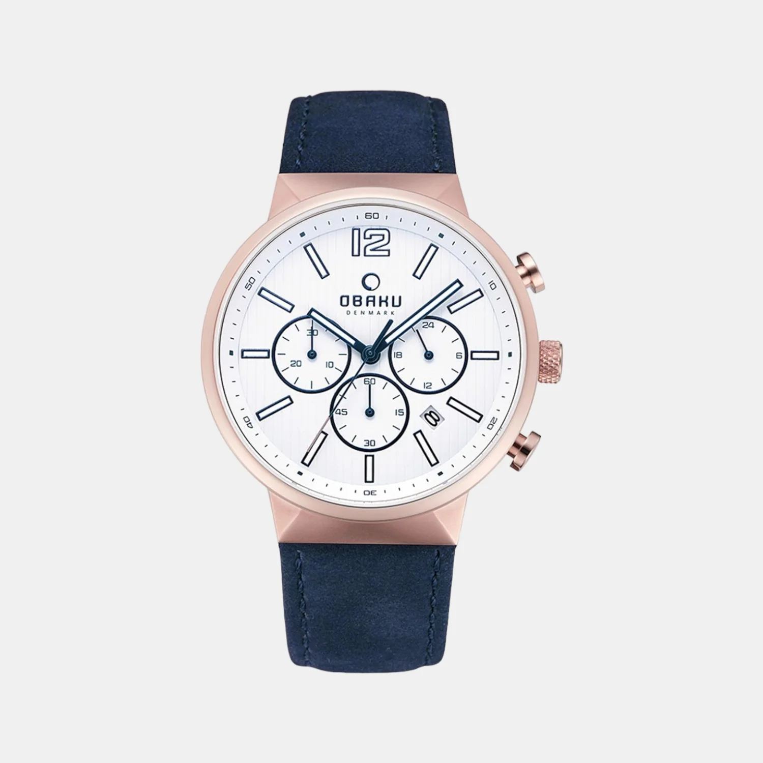 Storm - Limited Edition Men Quartz White Dial Chronograph Leather Watch V180GCVWRL